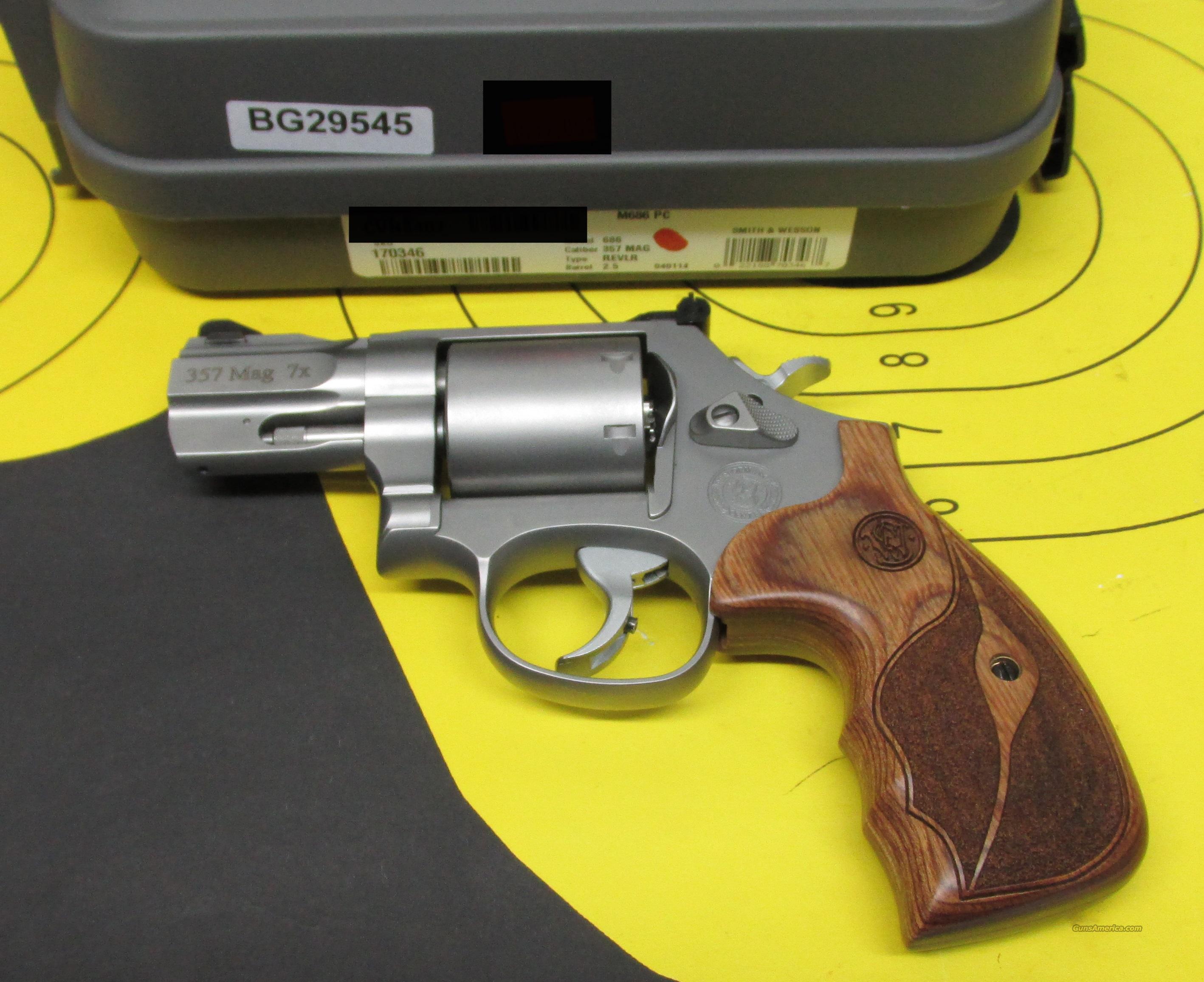 SMITH & WESSON M686 PC 357 REVOLVER for sale