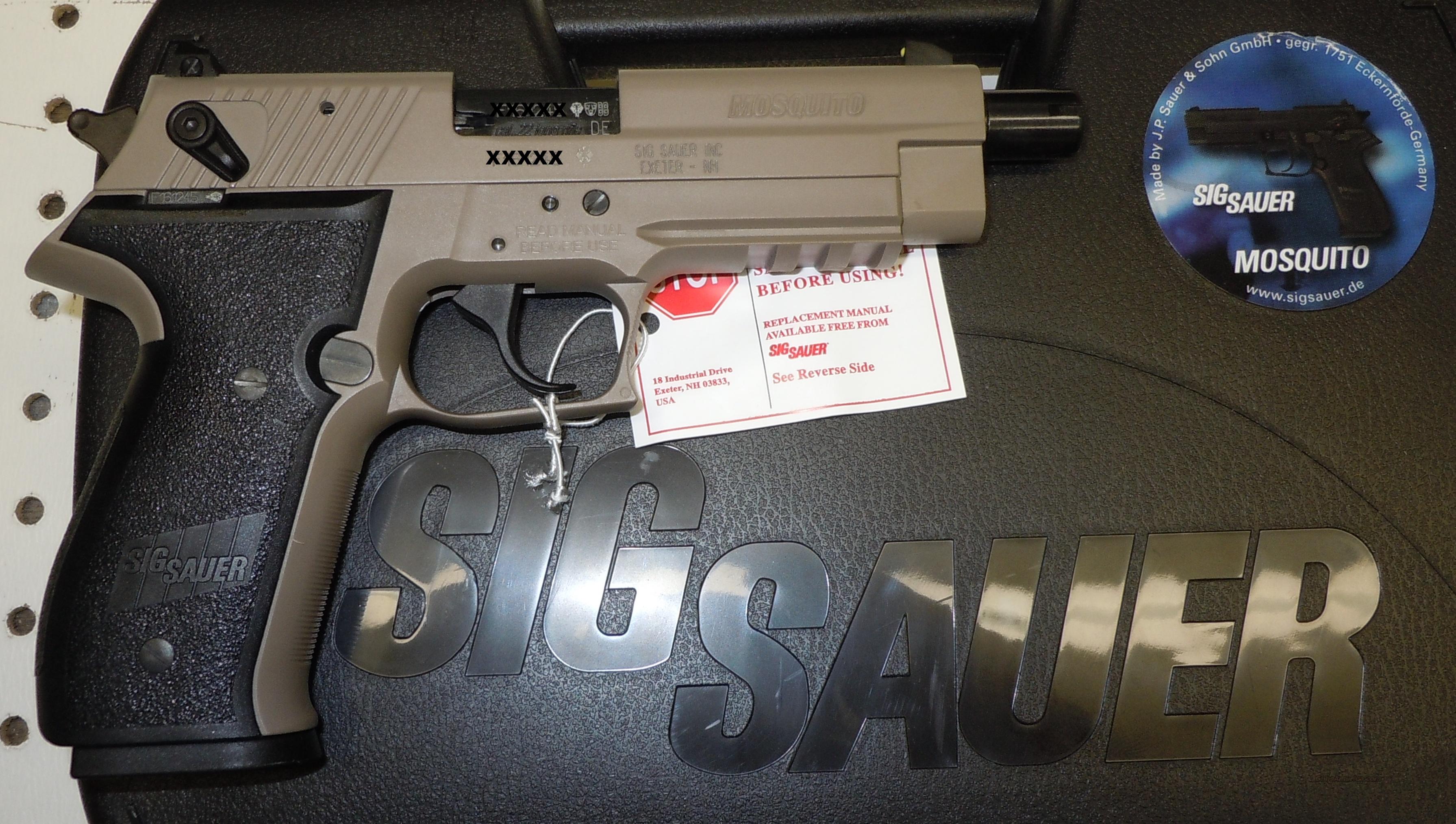 SIG SAUER MOSQUITO 22LR PISTOL (MOS... for sale at Gunsamerica.com ...