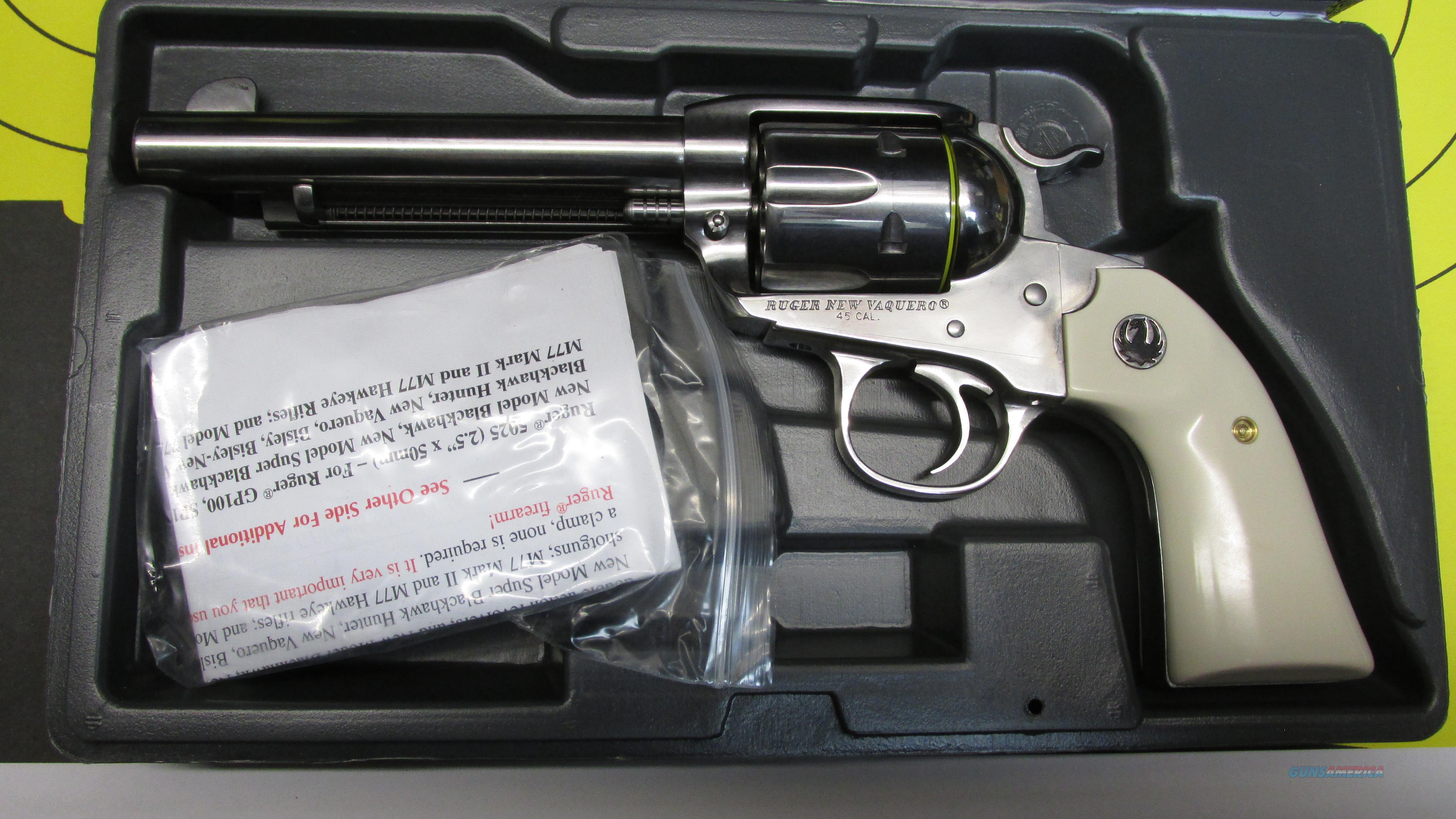 Ruger New Vaquero Bisley 45 Colt Re For Sale At 966174497 4988