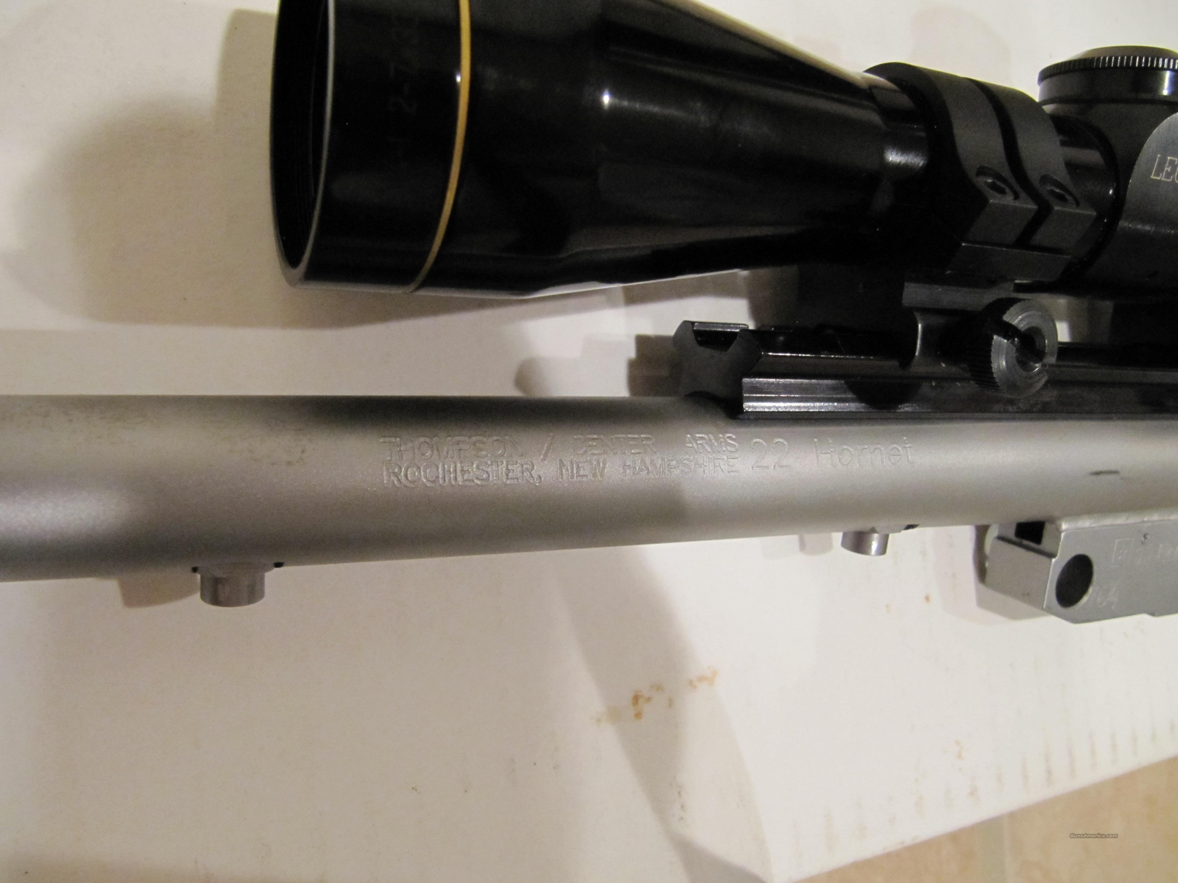 Thompson Contender 22 Hornet Ss Ba For Sale At