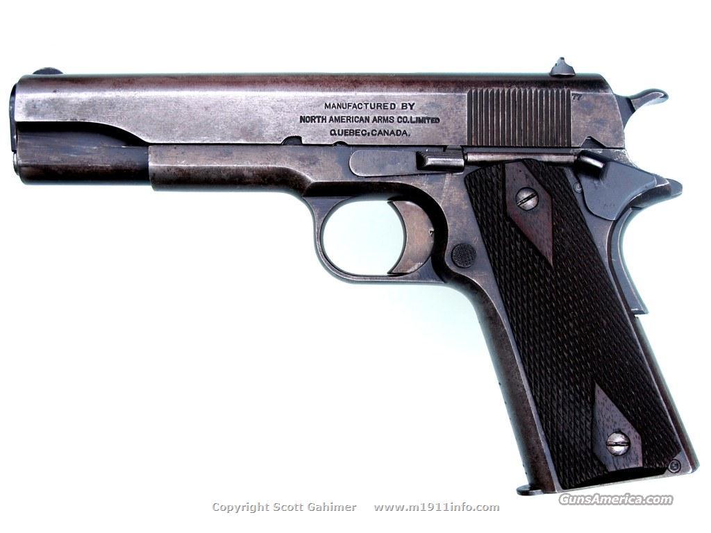 Rare WWI Contract North American Ar... for sale at Gunsamerica.com ...