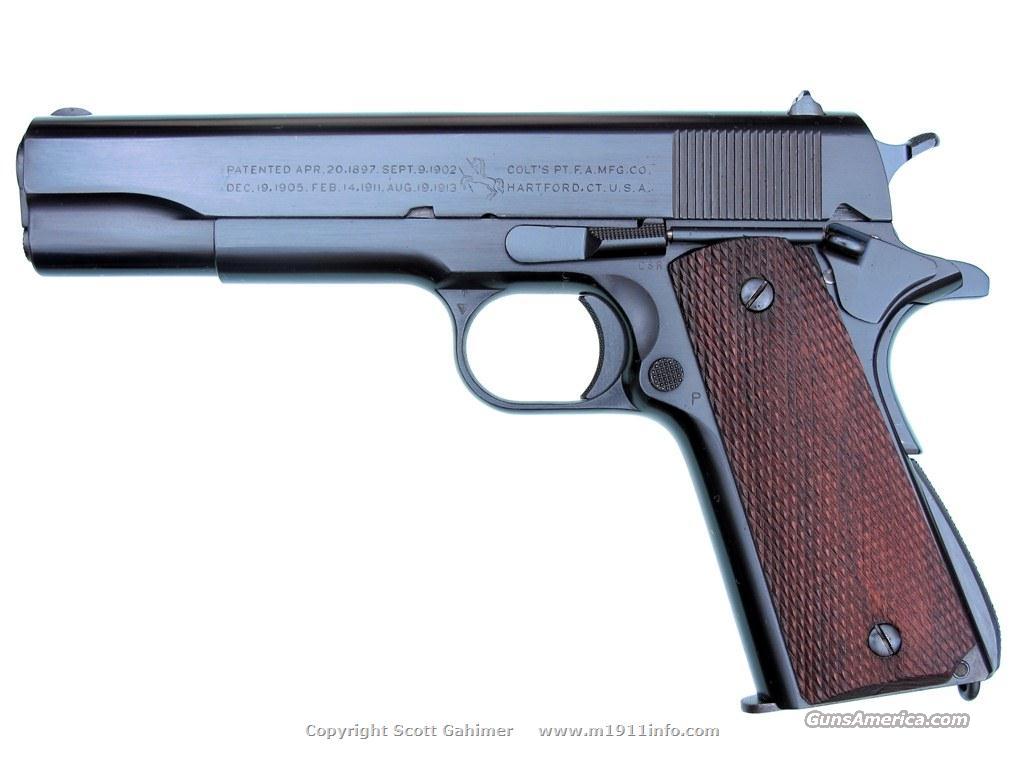 1940 Colt M1911A1 U.S. Navy Documen... for sale at Gunsamerica.com ...