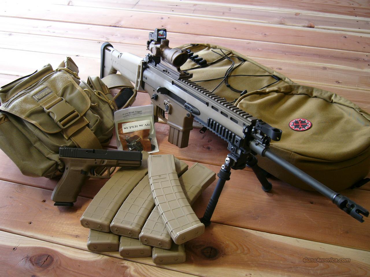 S 16. FN scar 16s. ФН скар Тактикал. Все оружие на земле. S1rex_FN.