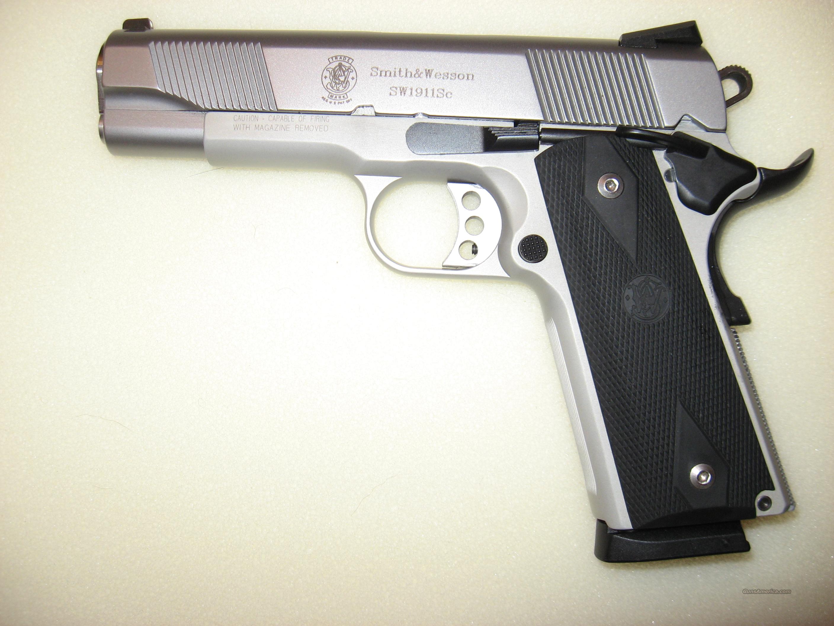 S&W 1911 Sc lightweight .45 acp for sale at Gunsamerica.com: 963865287