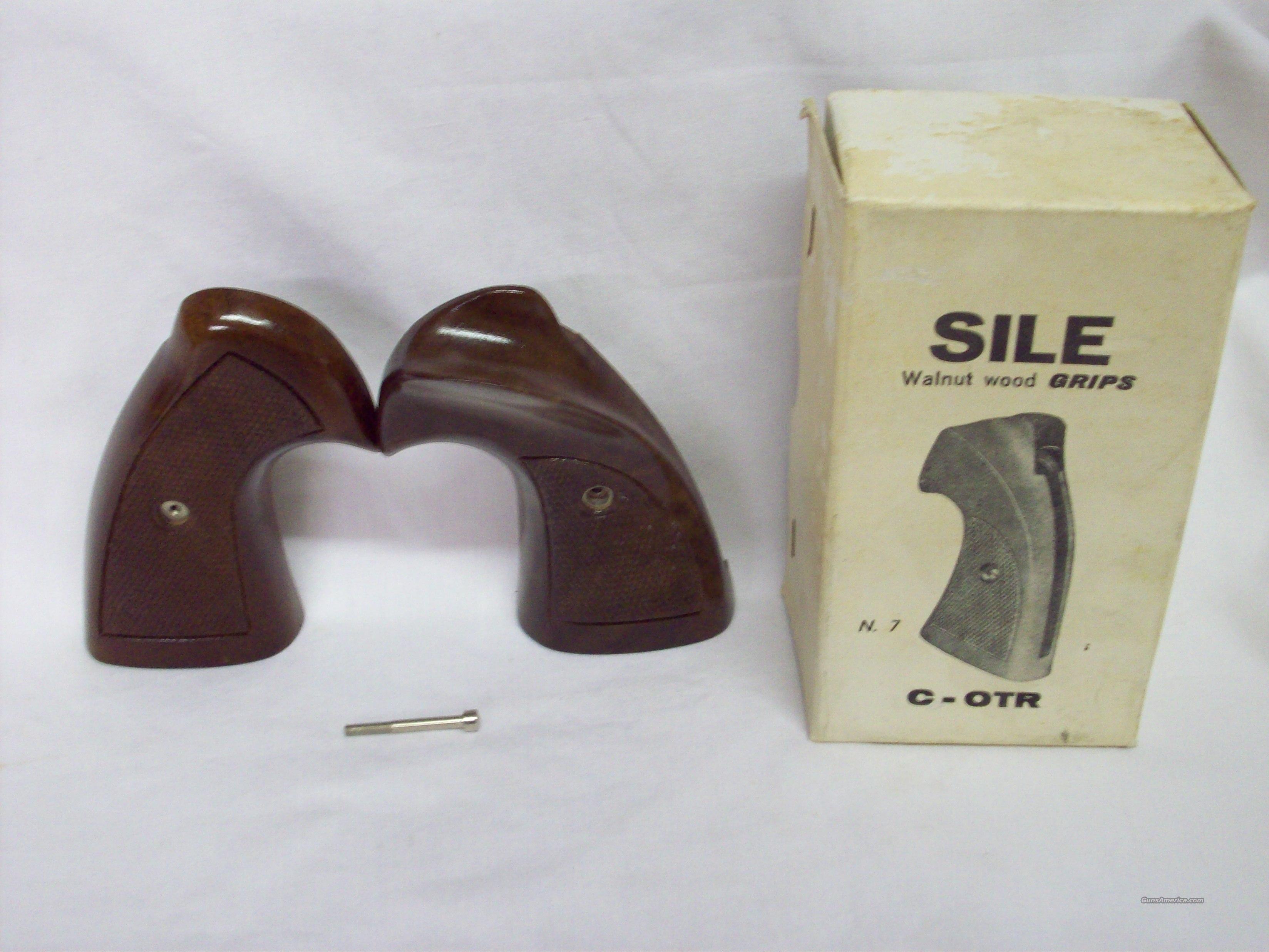 Sile Walnut wood Colt grips official police for sale