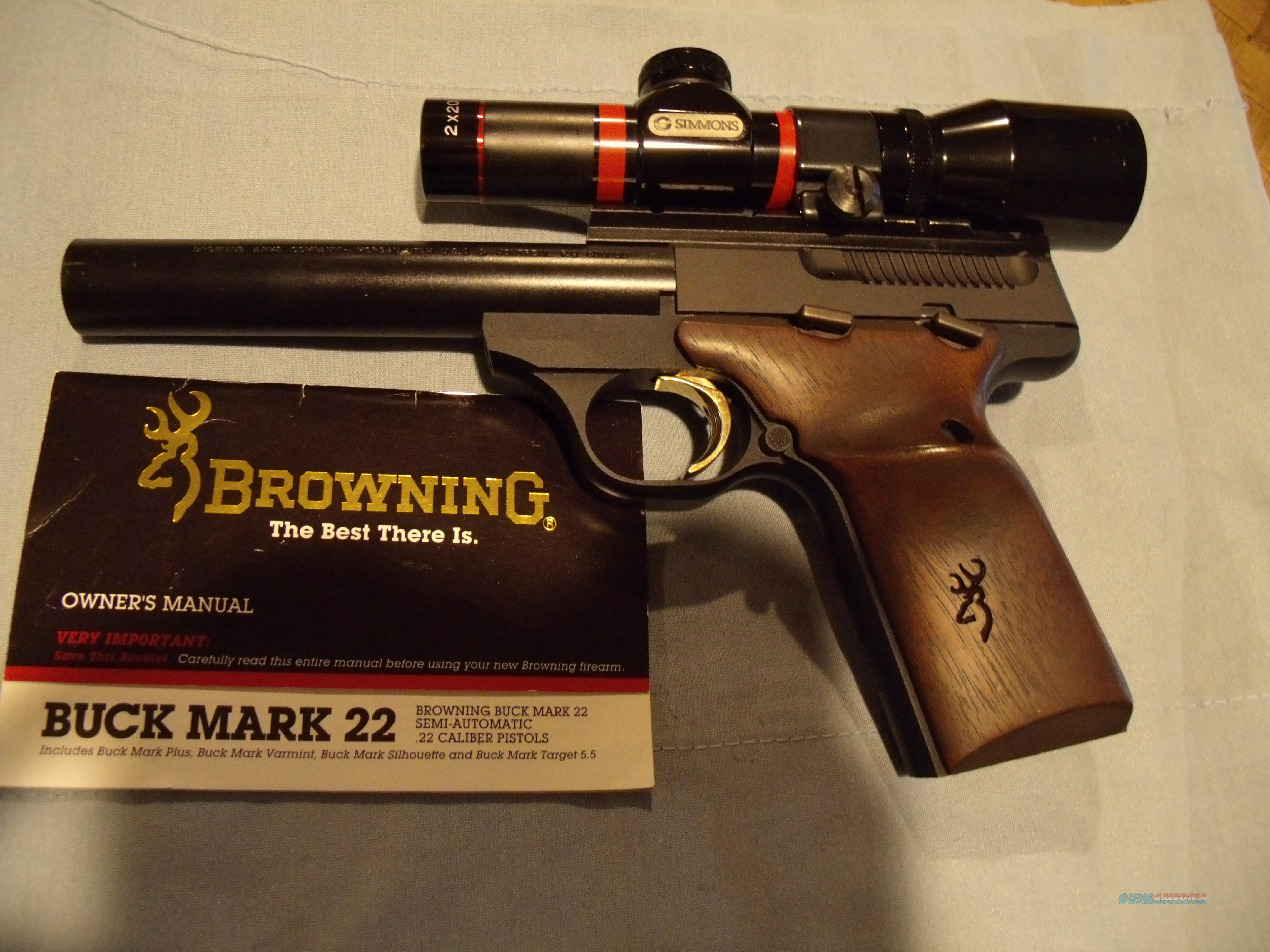 Browning Buck Mark 2x Simmons Scop For Sale At 969645549 3571