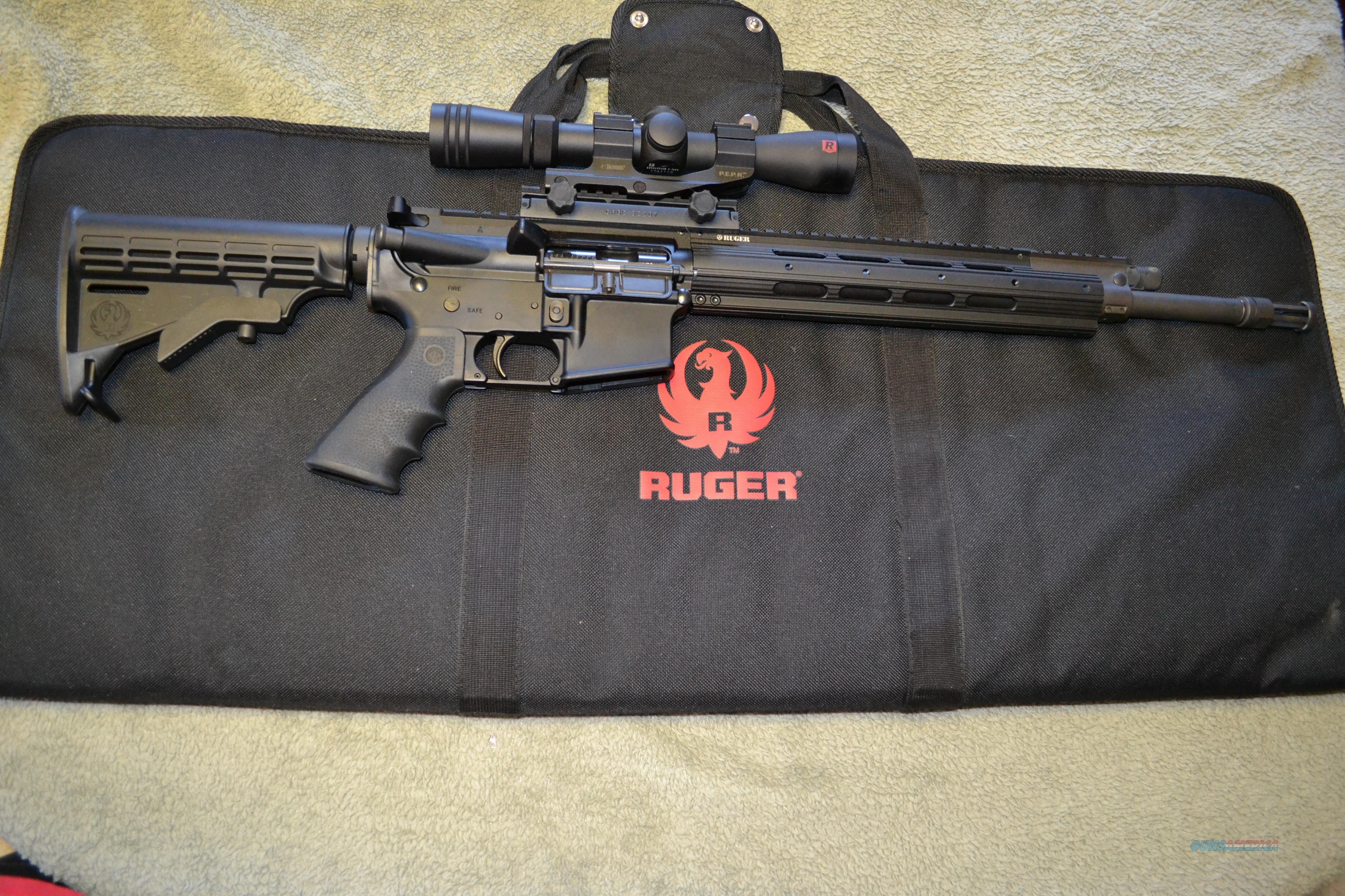 Ruger Sr 556 E 5912 Rifle With Redfield Revolut For Sale