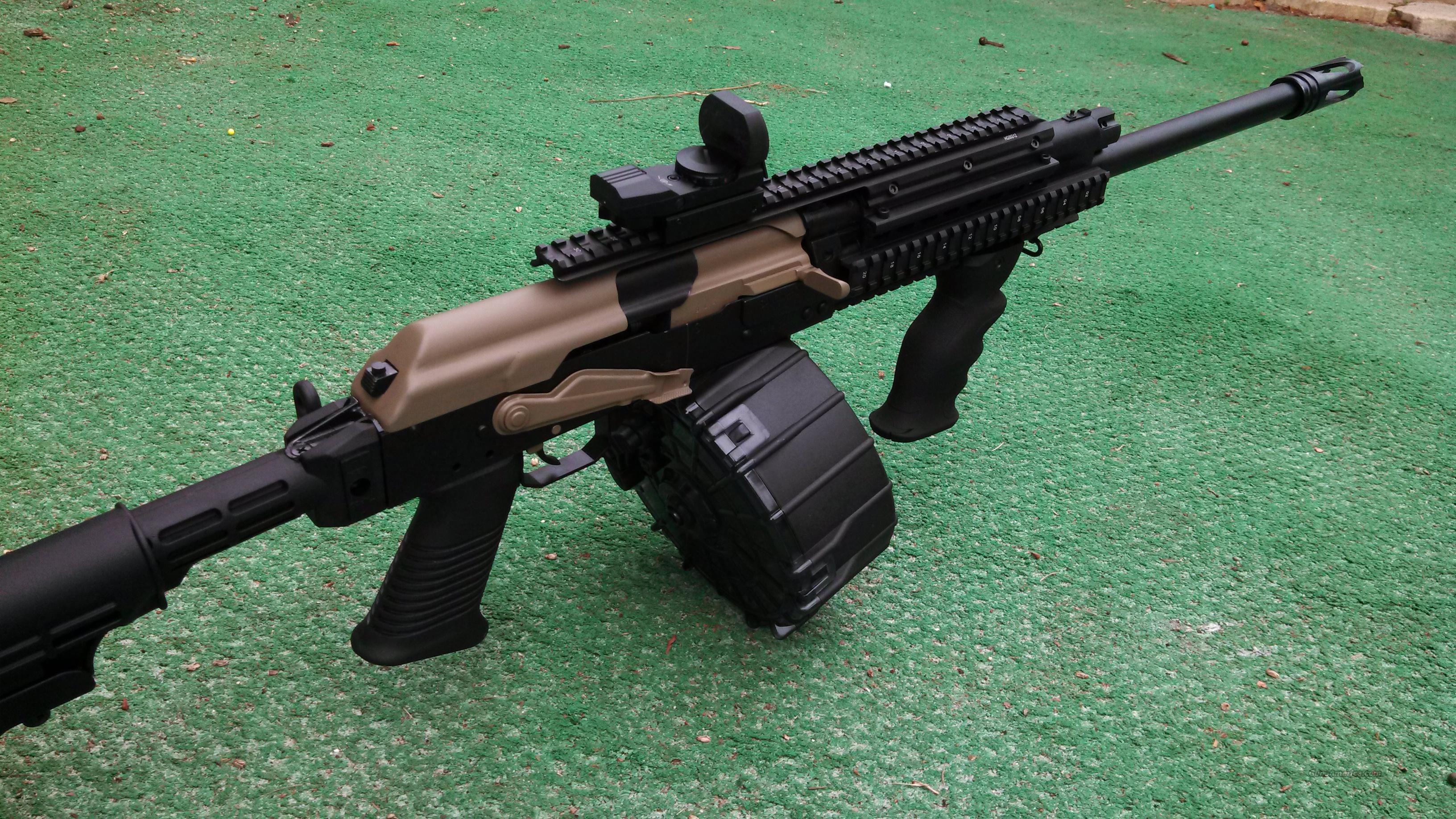 Fully Converted Tactical Saiga 12 Drum Mags Pre... for sale