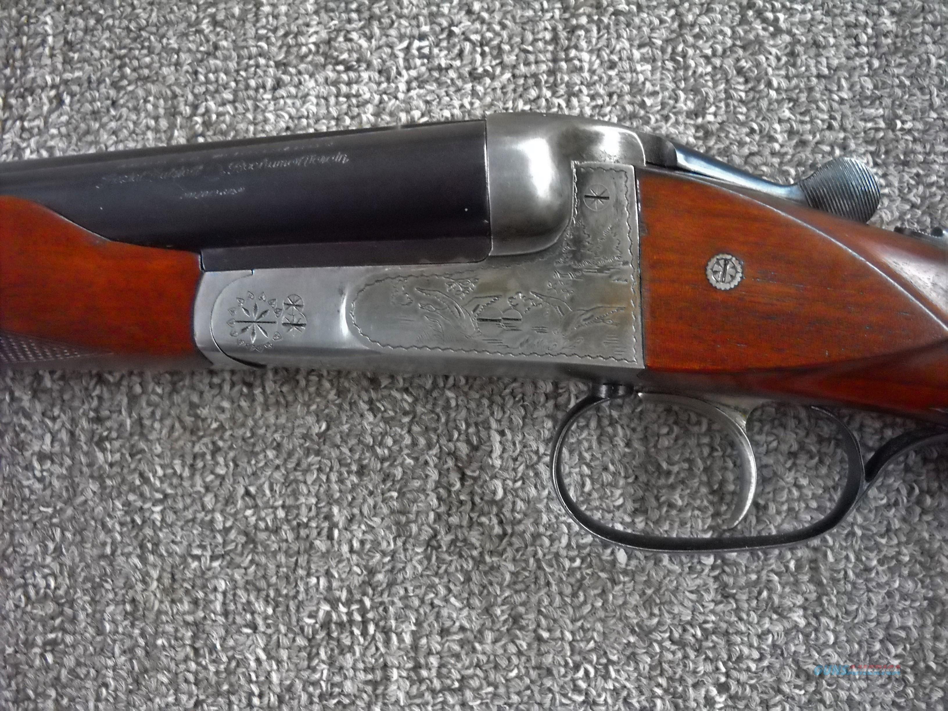 J.P. Sauer 20 Ga SXS double barrel ... for sale at Gunsamerica.com ...