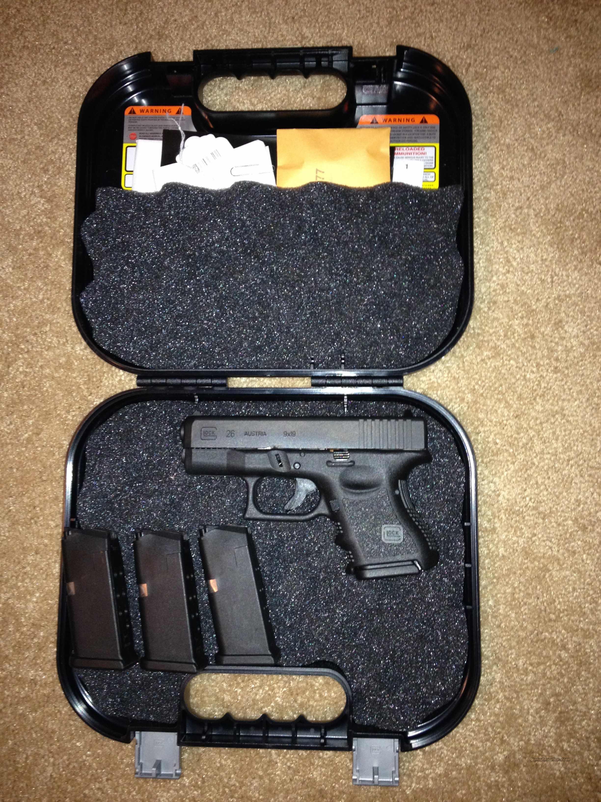 Free Shipping - Glock Model 26 G3 for sale at Gunsamerica.com: 904377468