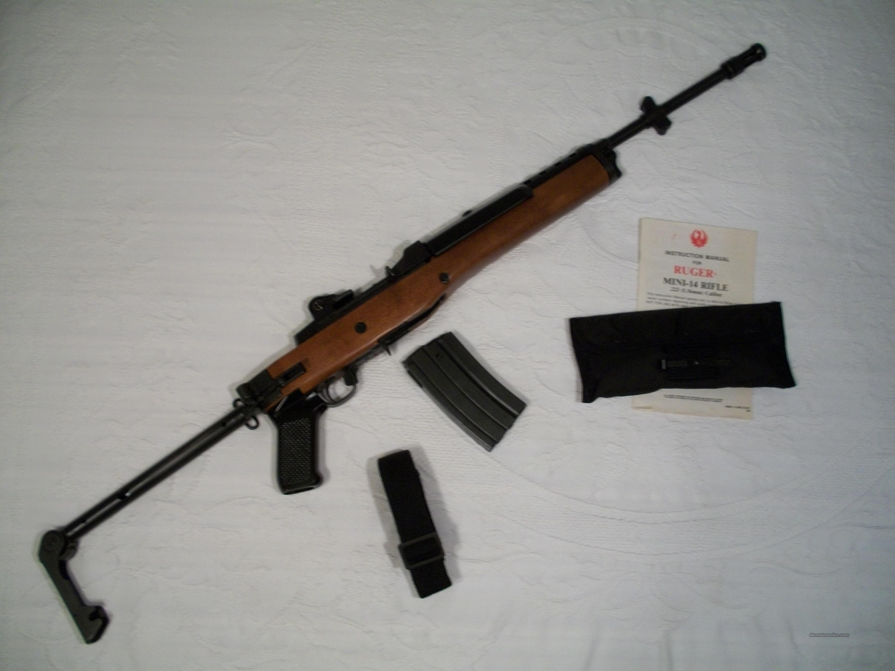 PRE-BAN RUGER MINI 14 GB RIFLE .223... for sale at Gunsamerica.com ...