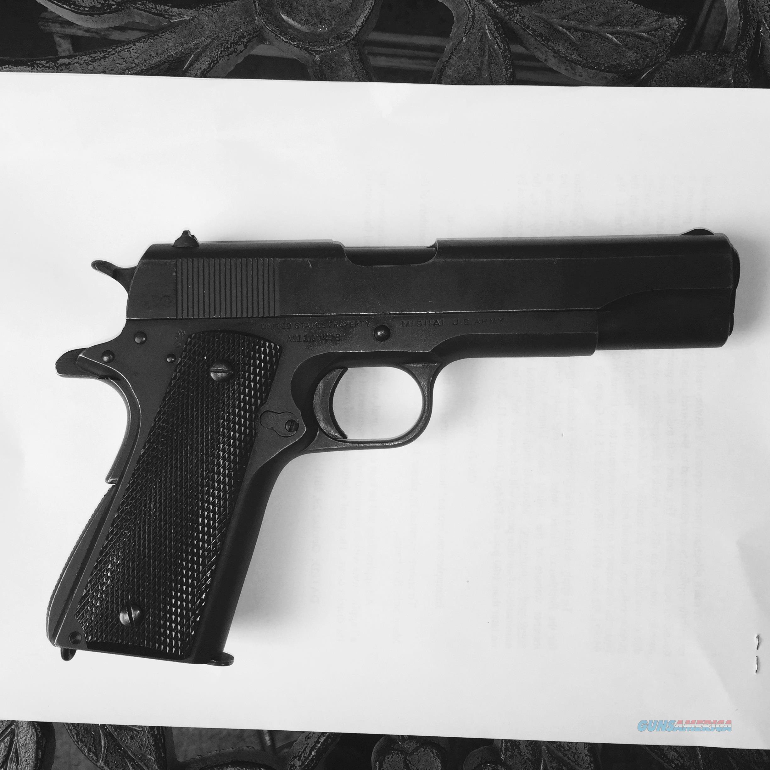 1943 Colt M1911A1 WWII .45 ACP Pist... for sale at Gunsamerica.com ...