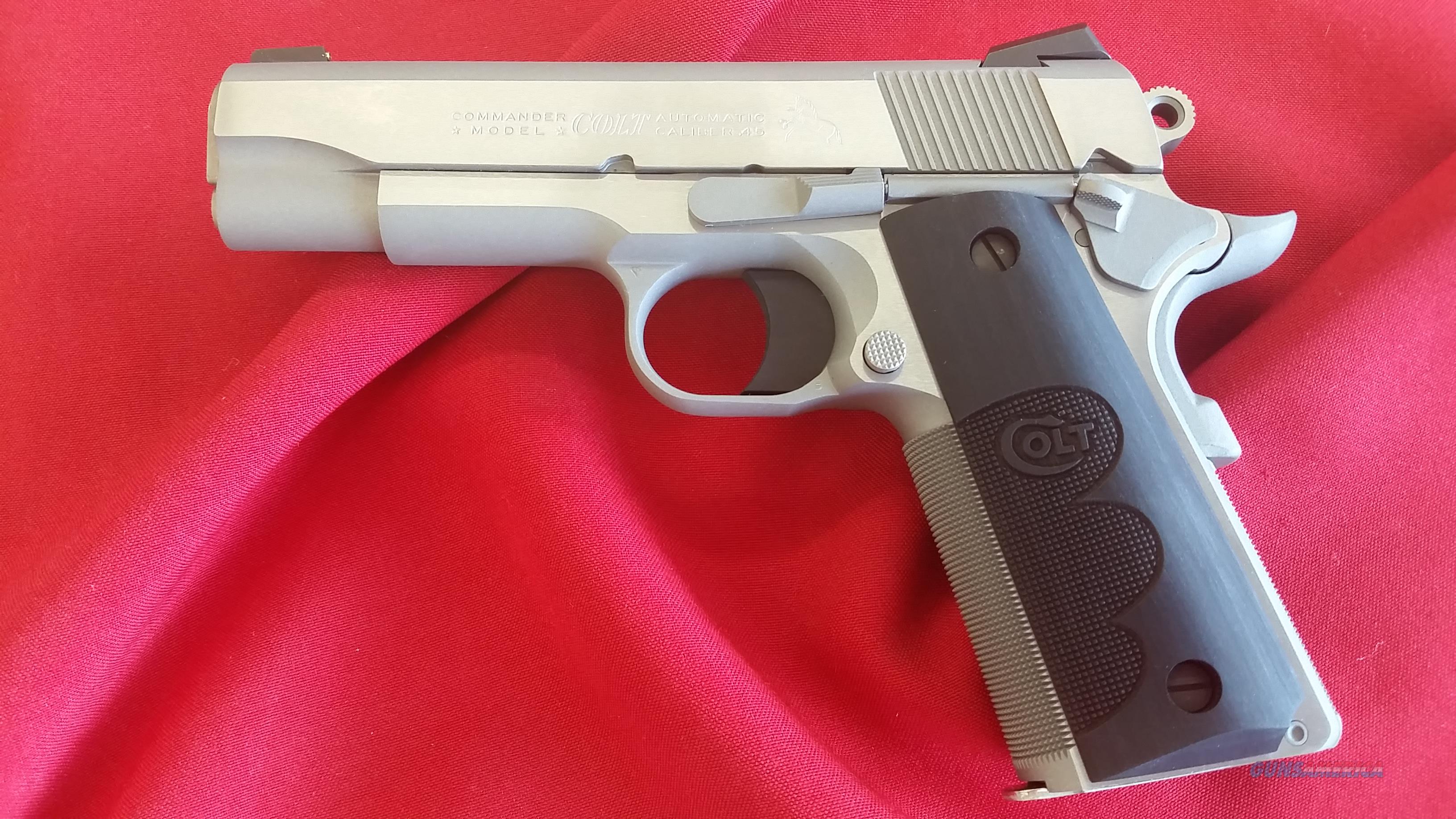 Colt Wiley Clapp SS Commander .45 A for sale at Gunsamerica.com 