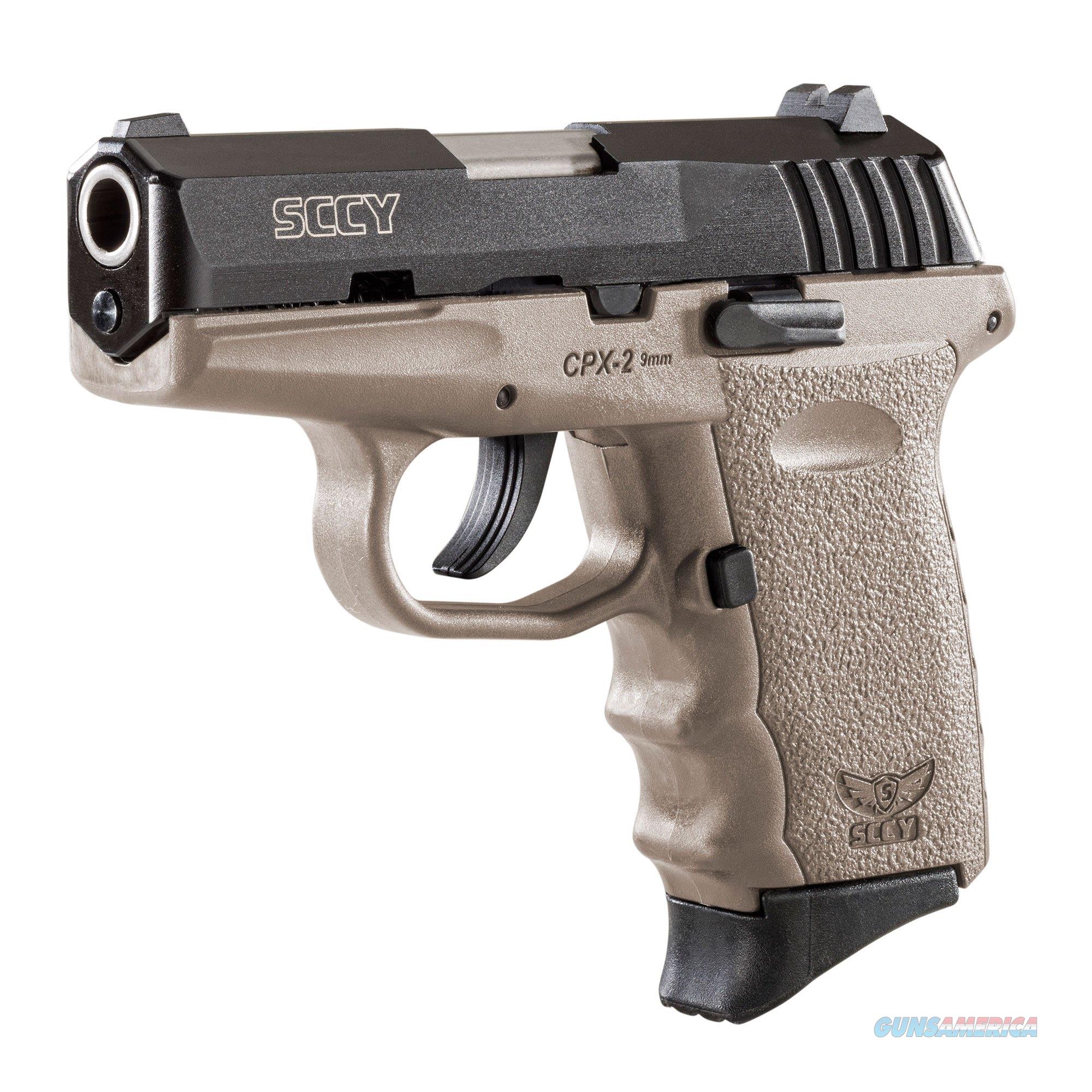 Sccy 9mm Flat Dark Earth Pistol For Sale At 995254246