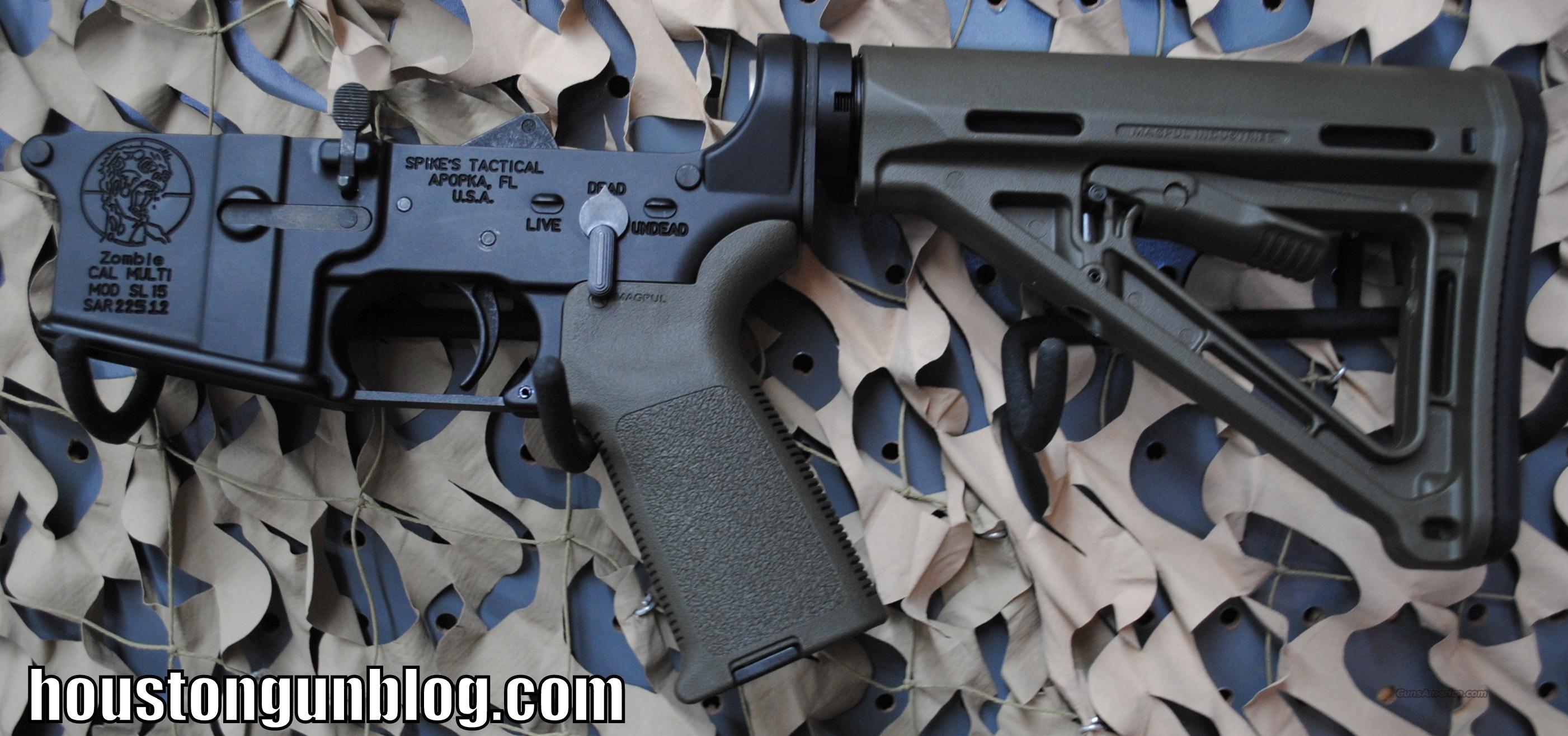 Spikes Tactical ZOMBIE LOWER Complete AR-15 Rec... for sale