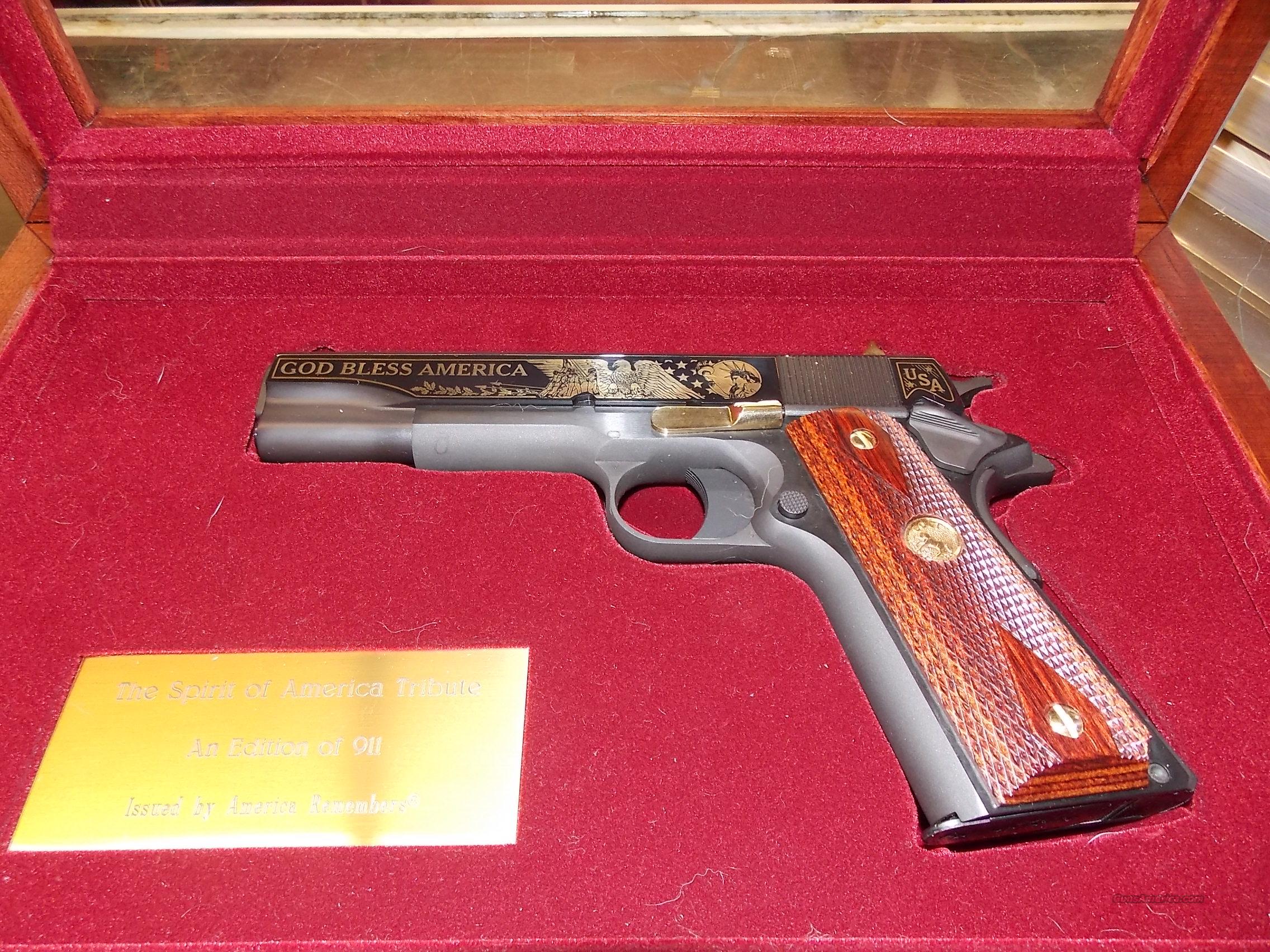 COLT 1911 SPIRIT OF AMERICA TRIBUTE... for sale at Gunsamerica.com ...