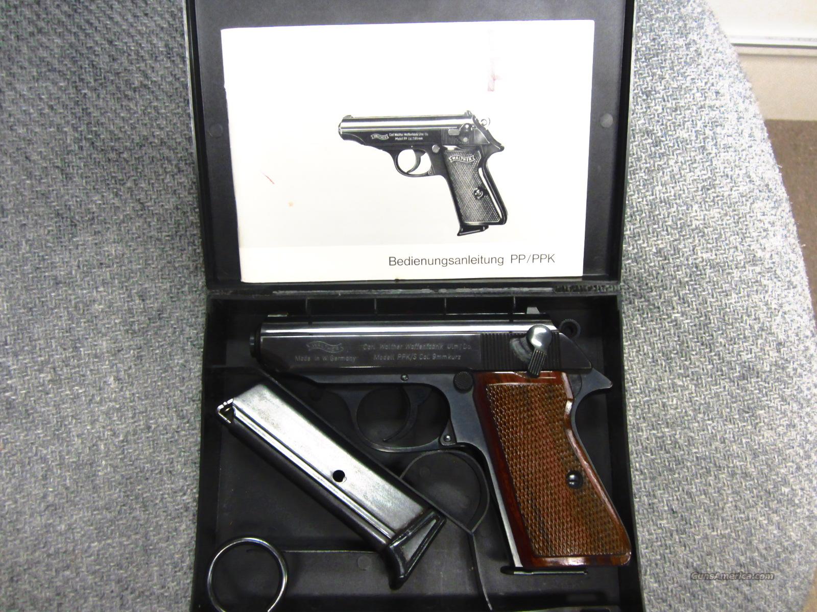 WALTHER PPK/S W. GERMAN 380 for sale at Gunsamerica.com: 937980519