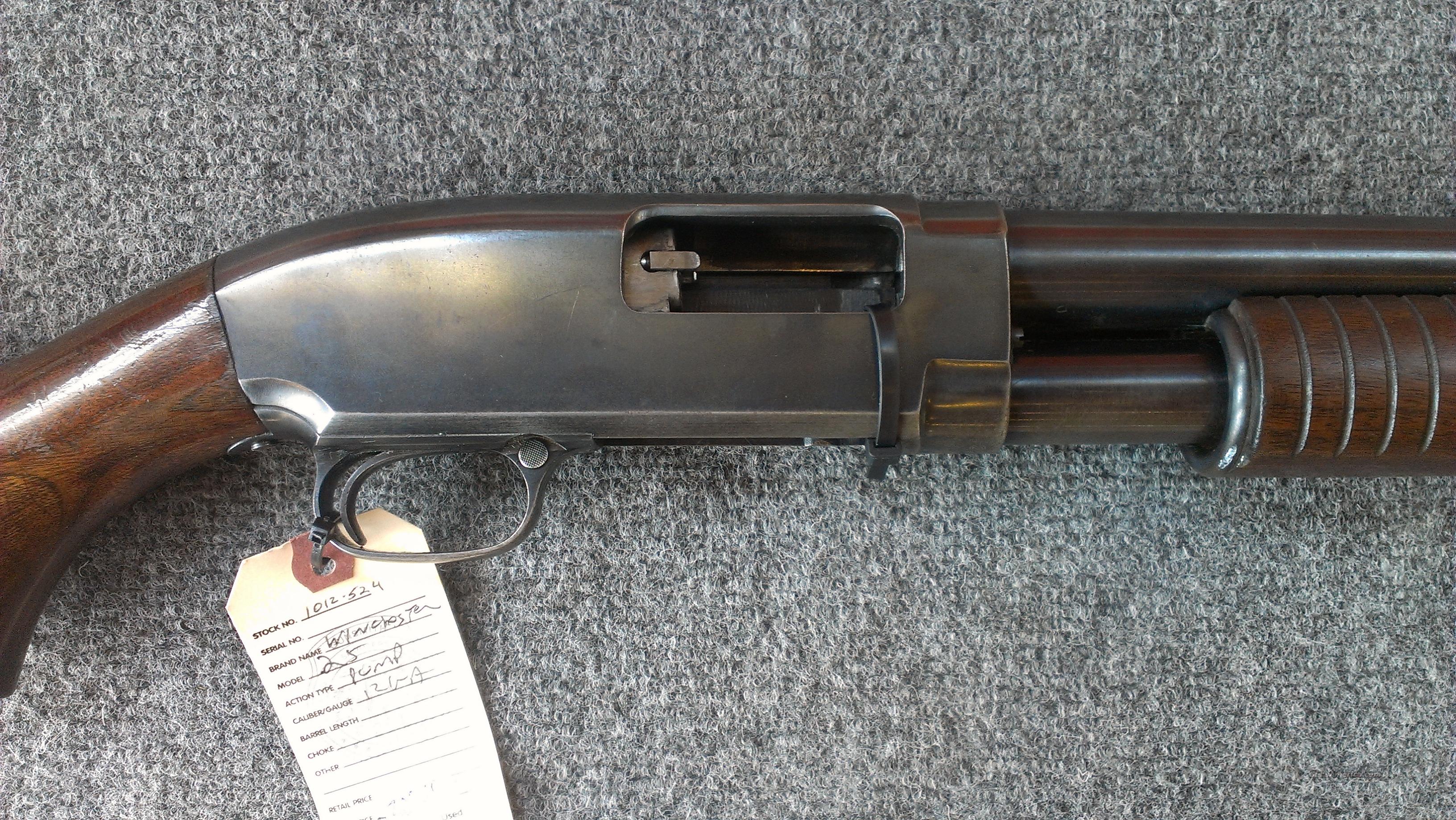 Winchester model 25 pump shotgun parts