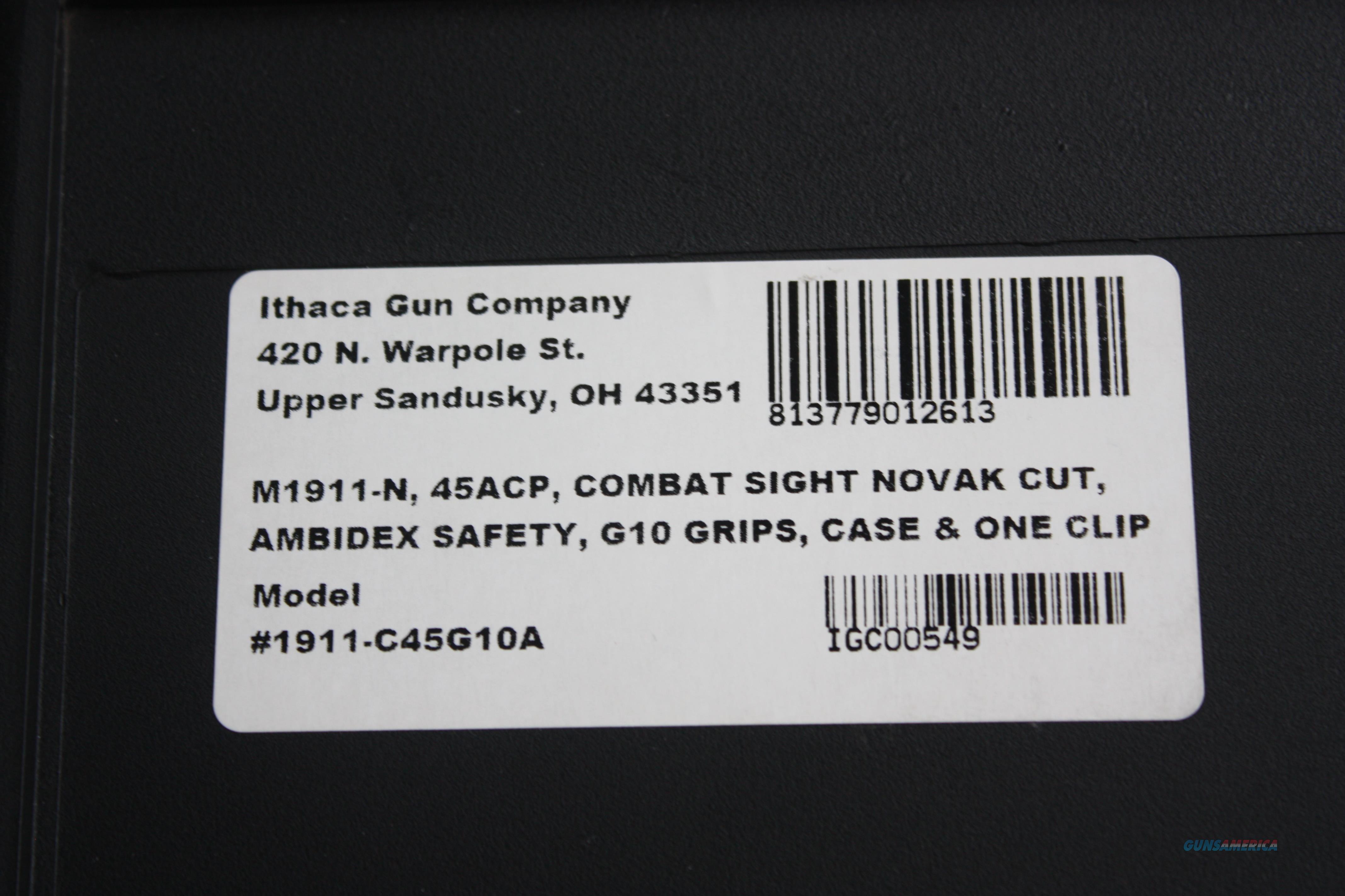 Ithaca M1911 45 Acp Pistol 1911 C4 For Sale At 927872310 0513