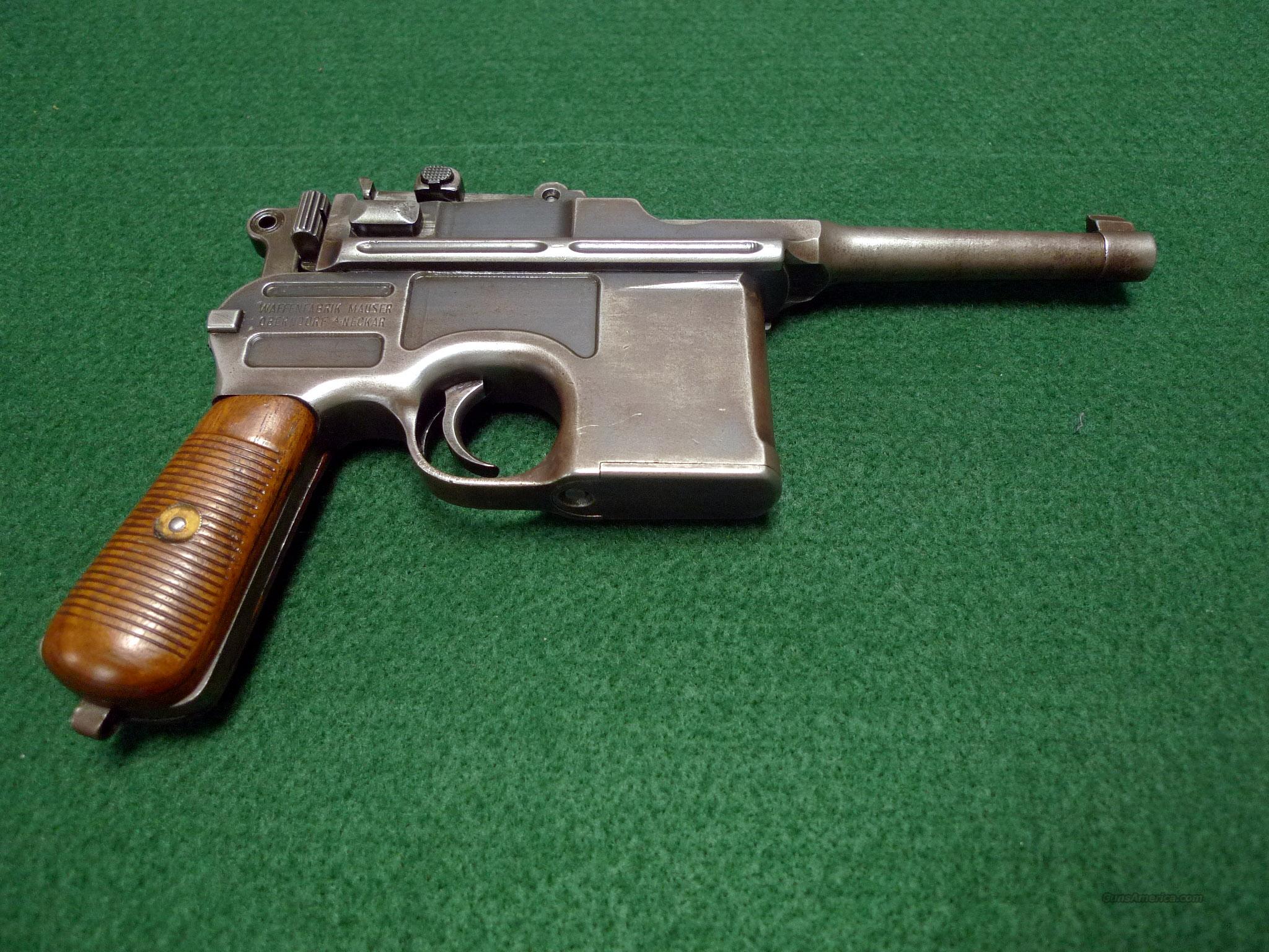 MAUSER C96 “BROOMHANDLE” PISTOL – C... for sale at Gunsamerica.com ...