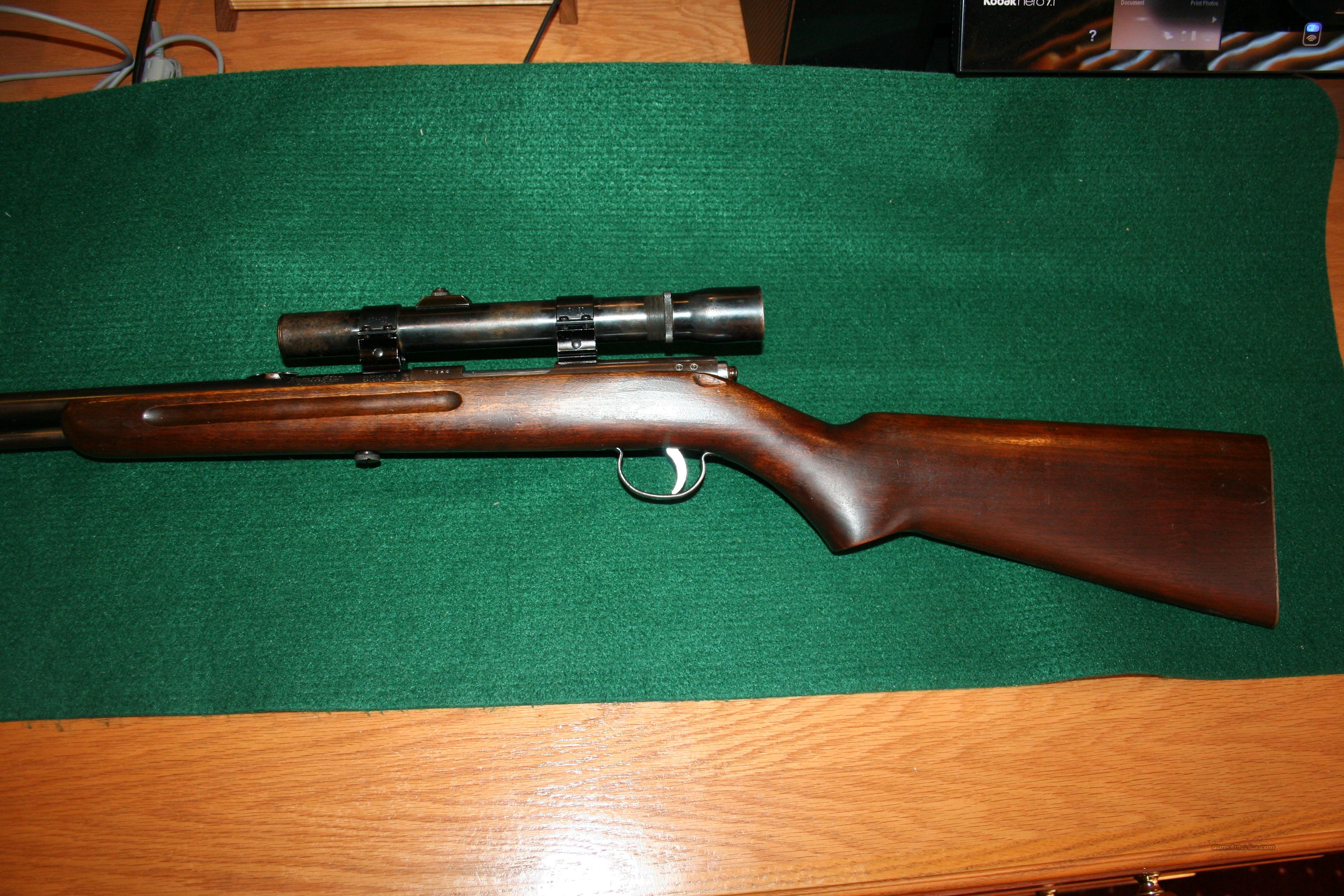 Remington Model 34 w/ Weaver Scope ... for sale at Gunsamerica.com ...