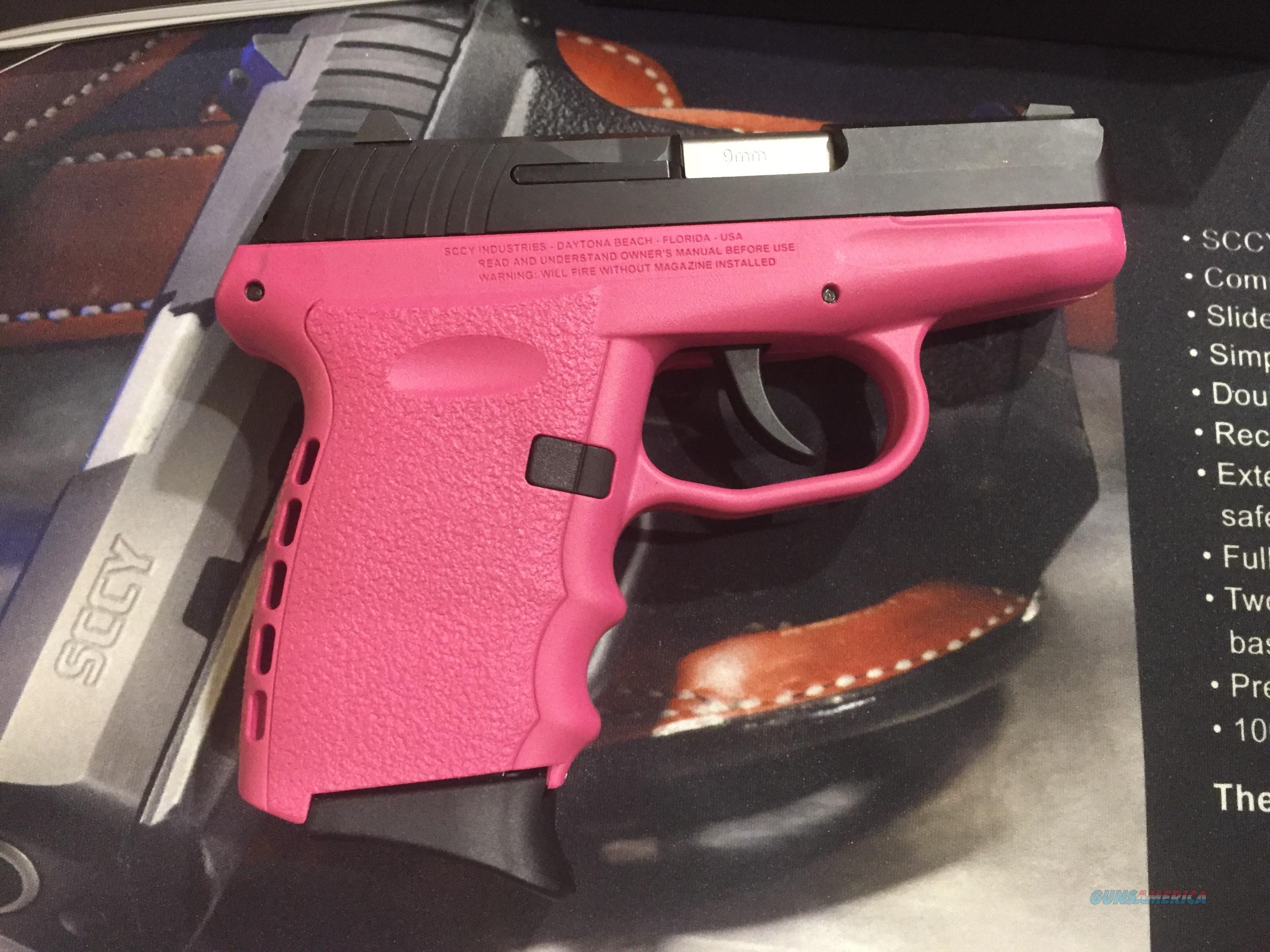 Sccy Cpx2 Cbpk (pink Frame Black Slide) 9mm Sem For Sale