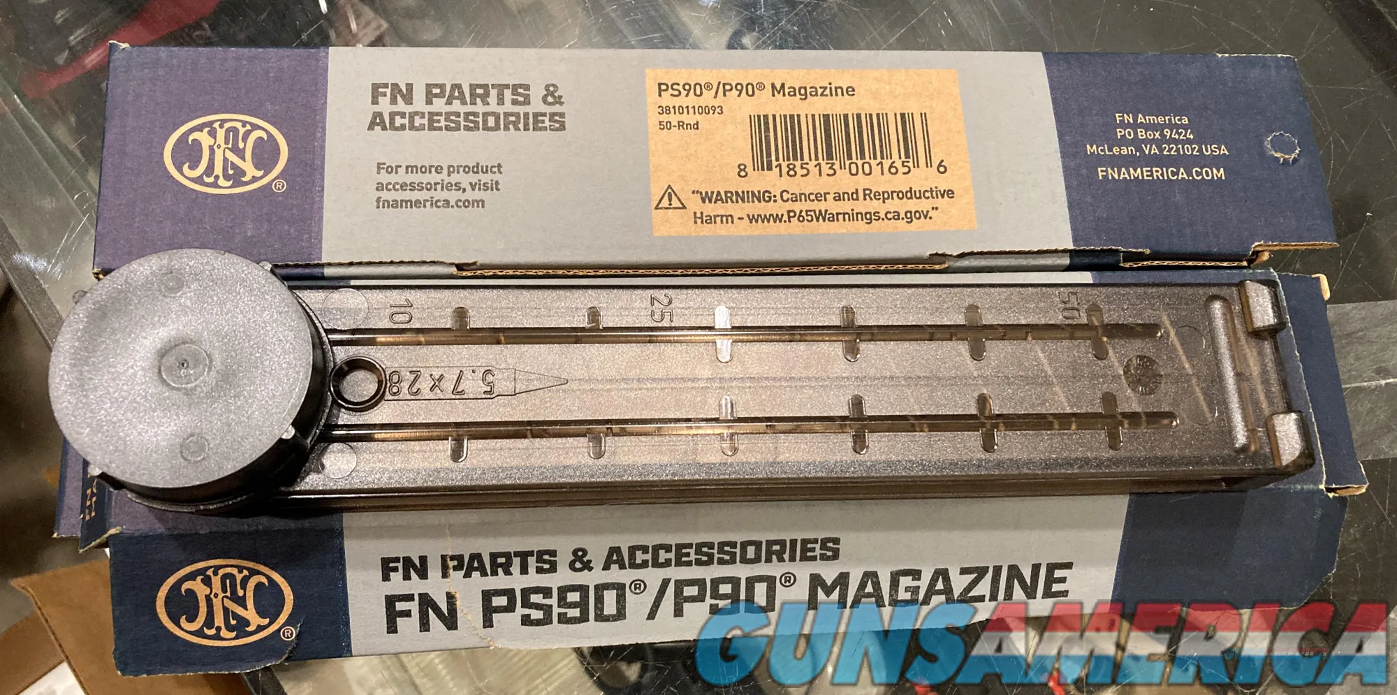 FNH-USA PS90 two 50 round magazines FN P90/PS90 New in Box (no