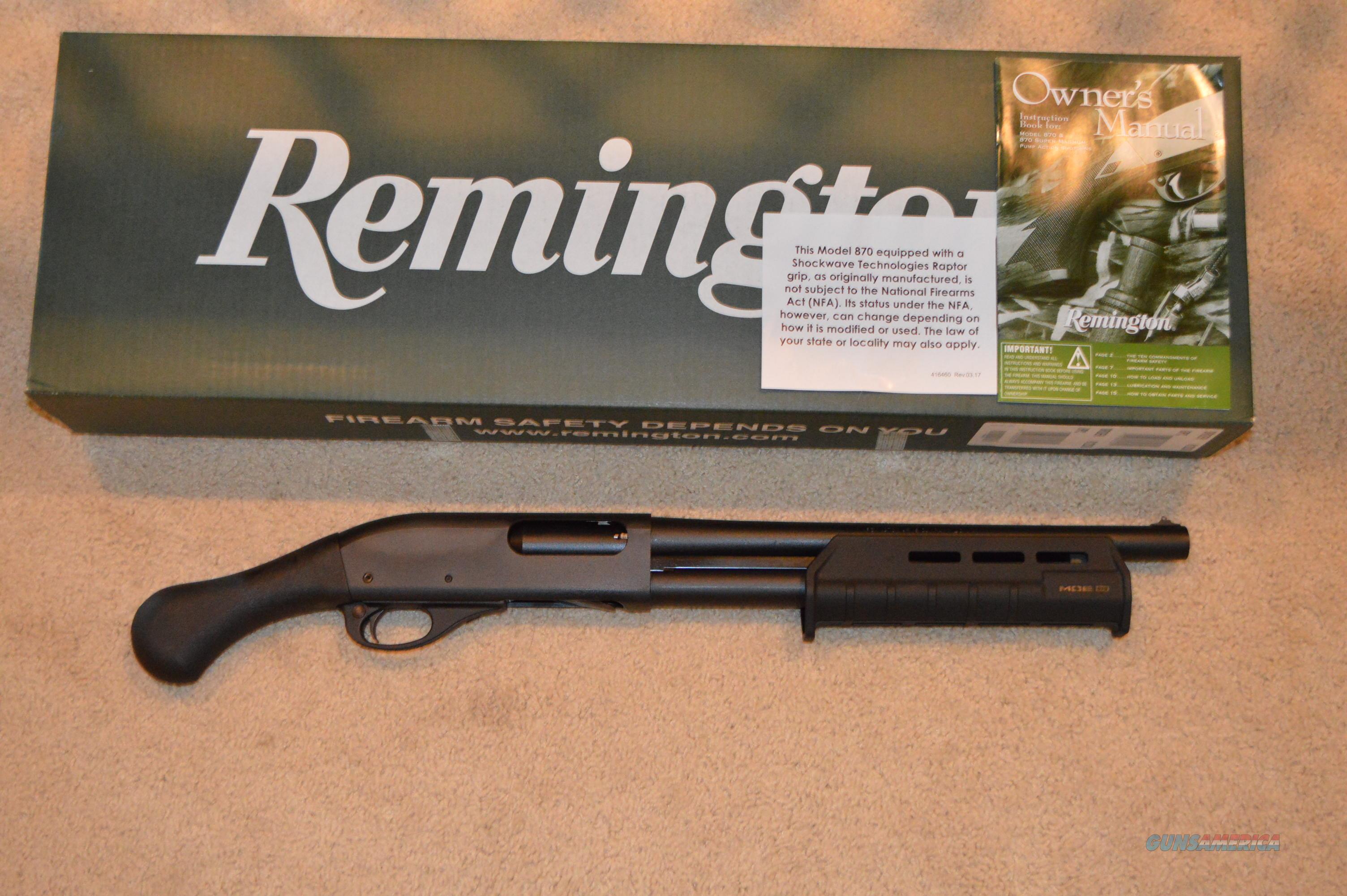 On Sale Remington 870 Tac 14 Shockwave For Sale