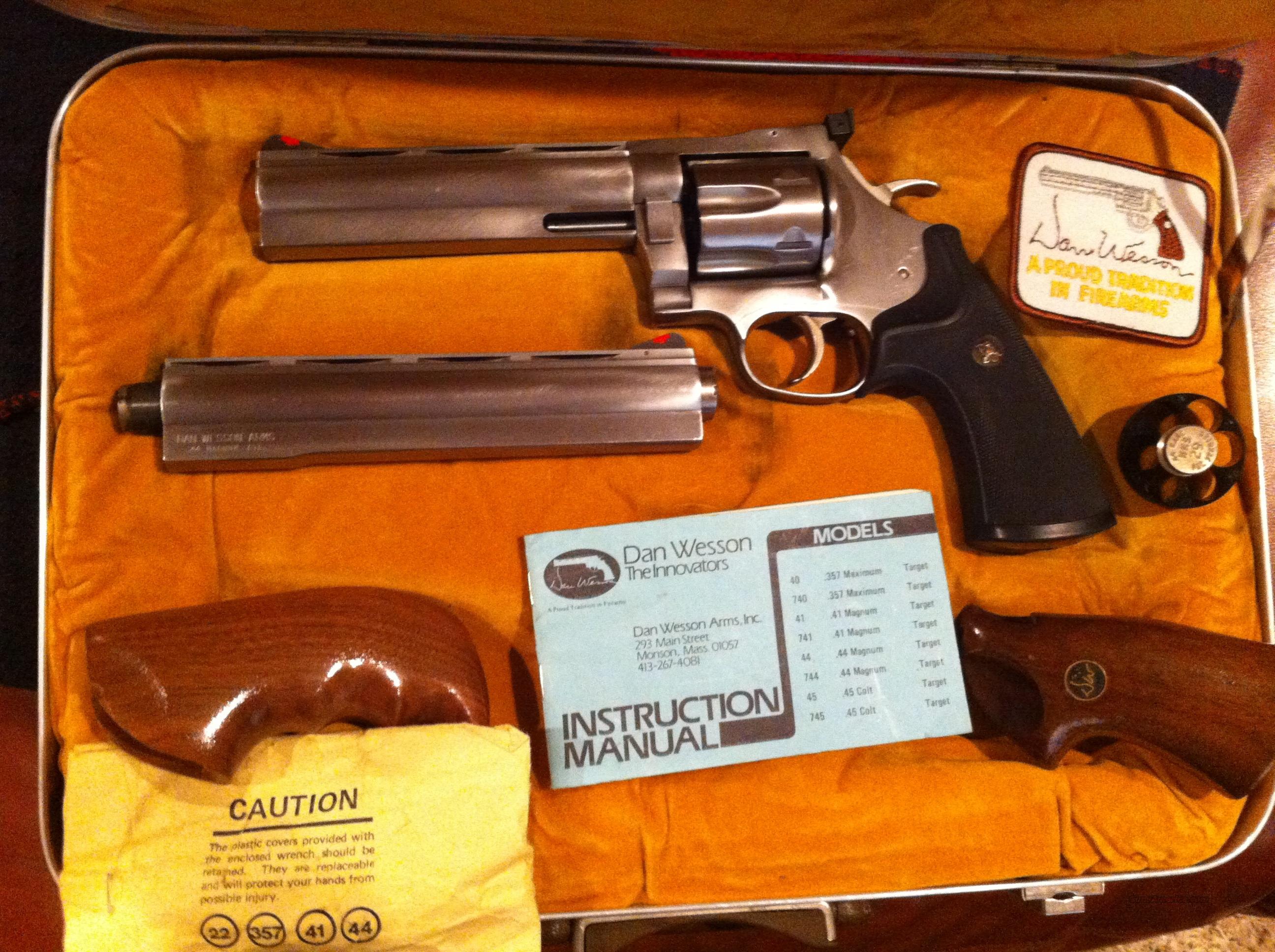 Dan Wesson 44 Magnum Stainless Rev For Sale At 907775968 4658