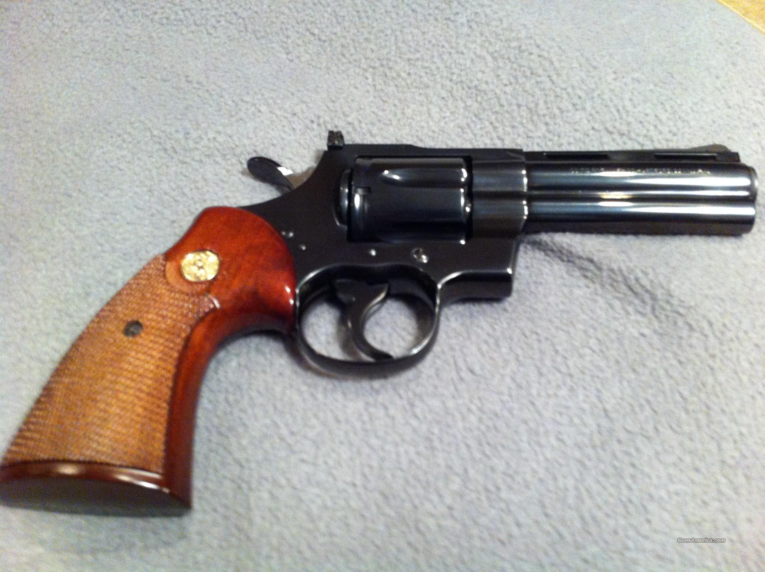 Colt Python .357 Magnum 4 Inch Blue... For Sale At Gunsamerica.com ...