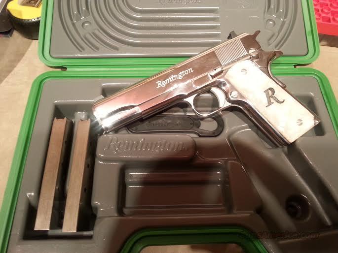 Remington R1 1911 Polished Chrome for sale at Gunsamerica.com: 981063896