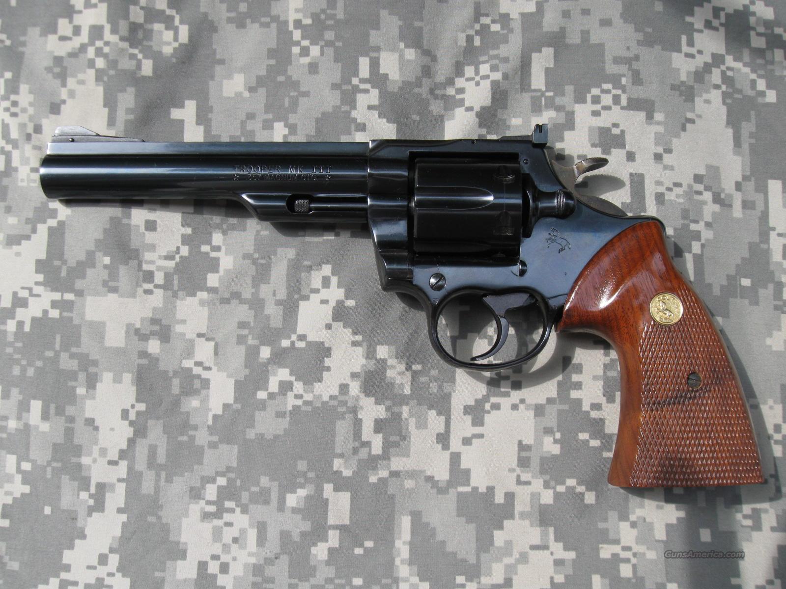 Colt Trooper Mark Iii 357 Magnum For Sale At 909781129 6619