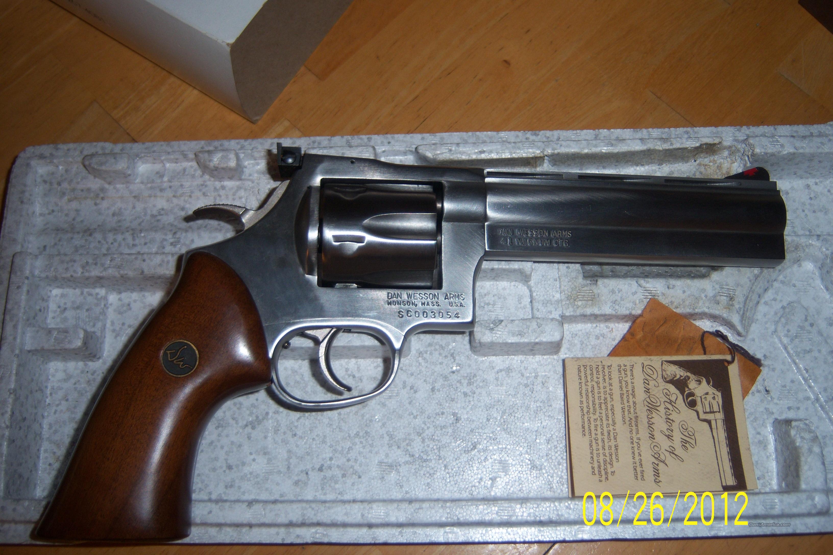 Dan Wesson 41 Magnum 741-V For Sale At Gunsamerica.com: 953160048