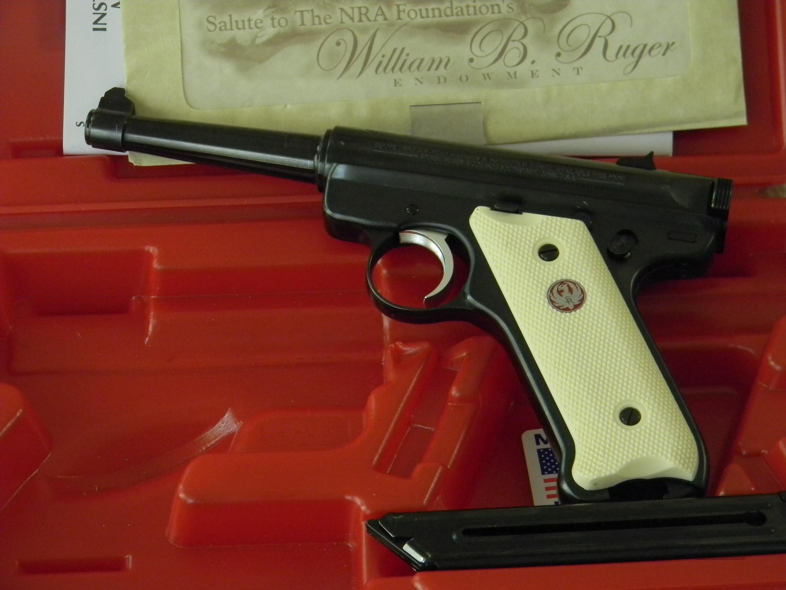 NRA/Bill Ruger Commemorative Mk 2 For Sale At Gunsamerica.com: 917379314