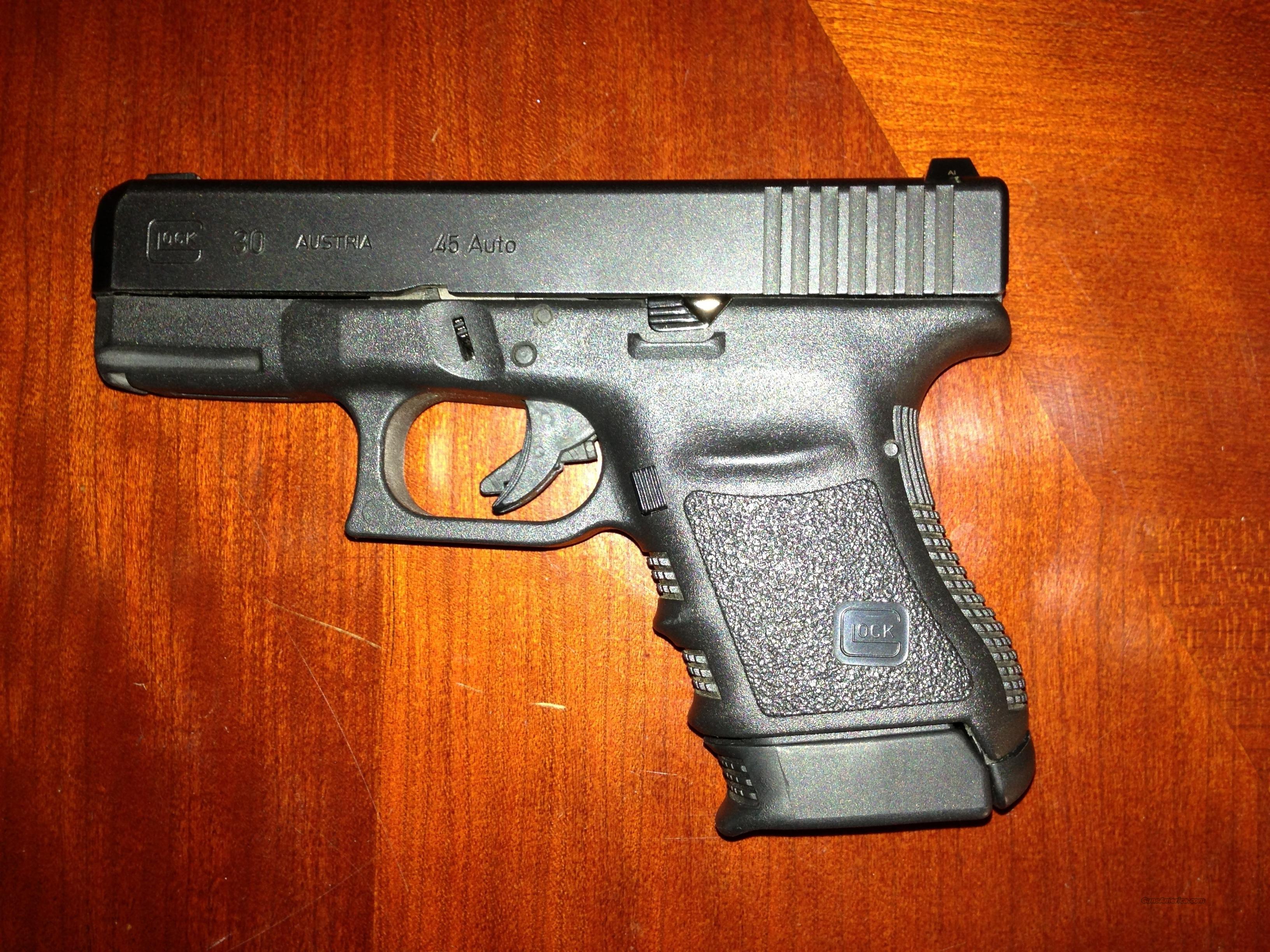 Glock 30 Gen 3 .45 Auto (ACP) Like ... for sale at Gunsamerica.com ...