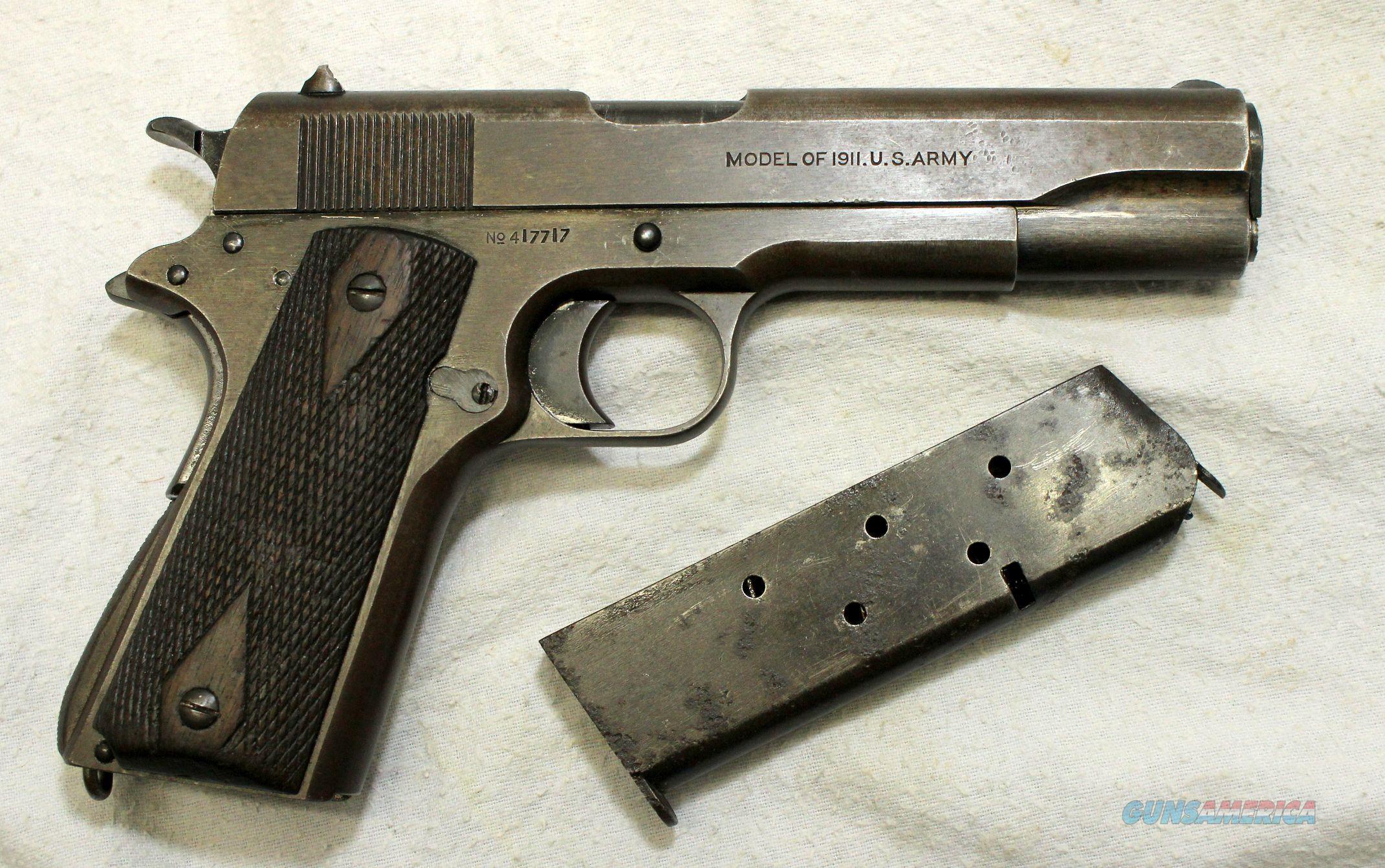 Colt 1911 Wwi Military Issue Pistol For Sale At 916321456 3493