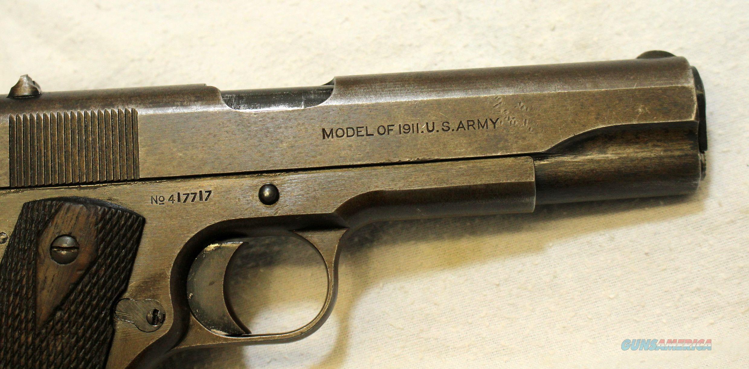 Colt 1911 Wwi Military Issue Pistol For Sale At 919163510 8657