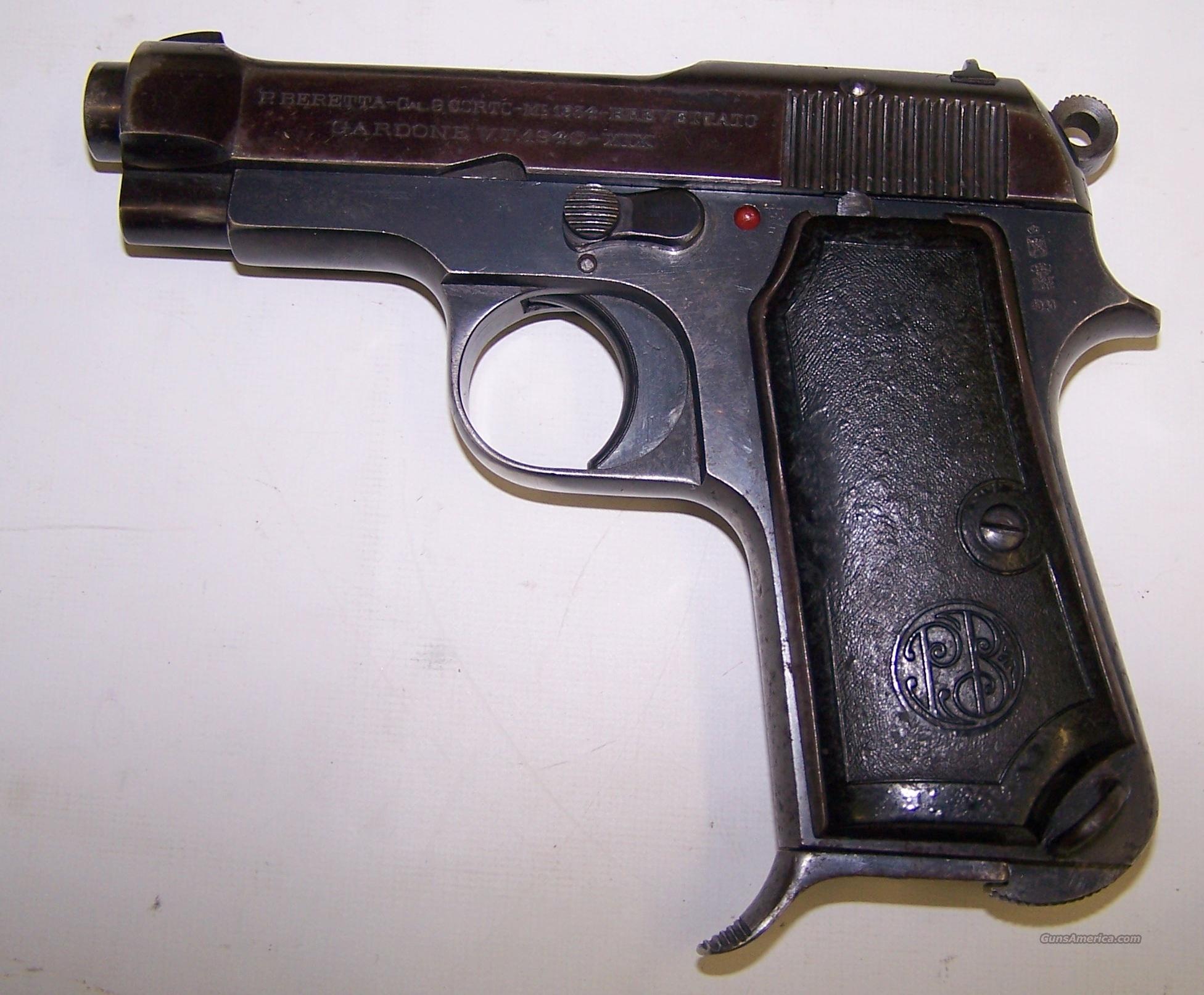 Beretta Model 1934 pistol 9 mm .380... for sale at Gunsamerica.com ...