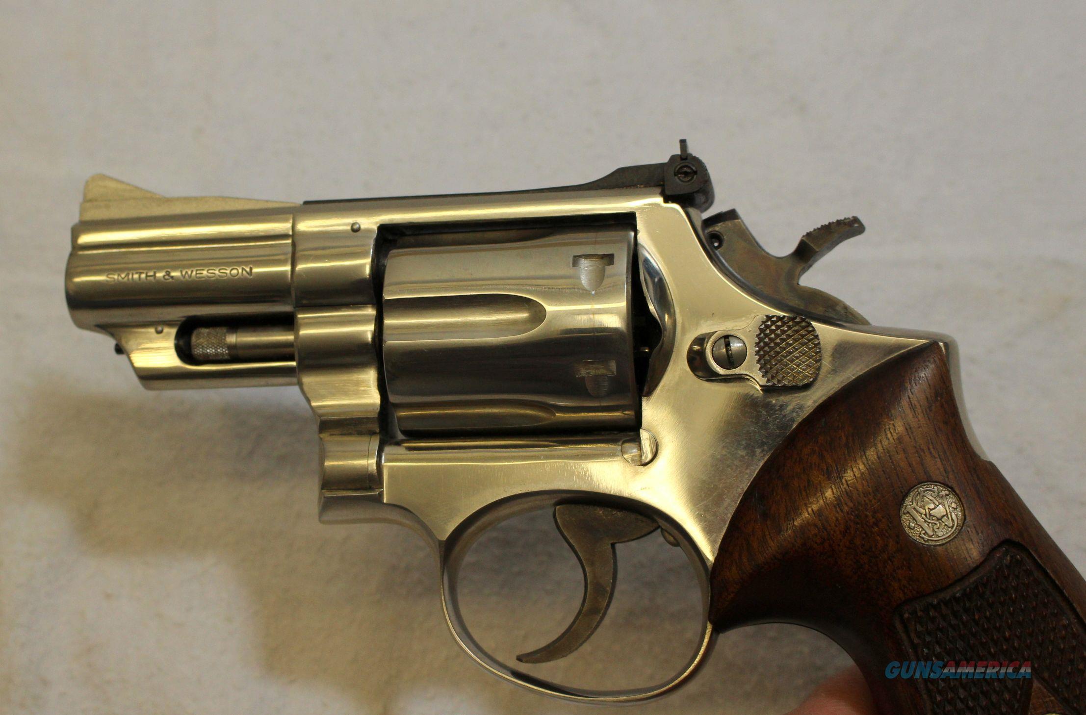 Smith & Wesson Model 19-3 NICKEL 2.... for sale at Gunsamerica.com ...