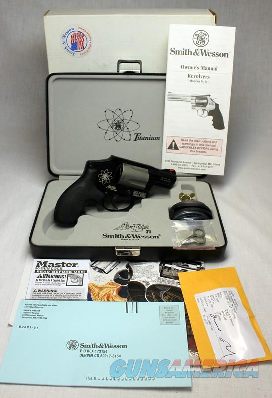 Smith & Wesson 342-1 AirLite PD Titanium Revolver .38 Special (PR66775) ATX