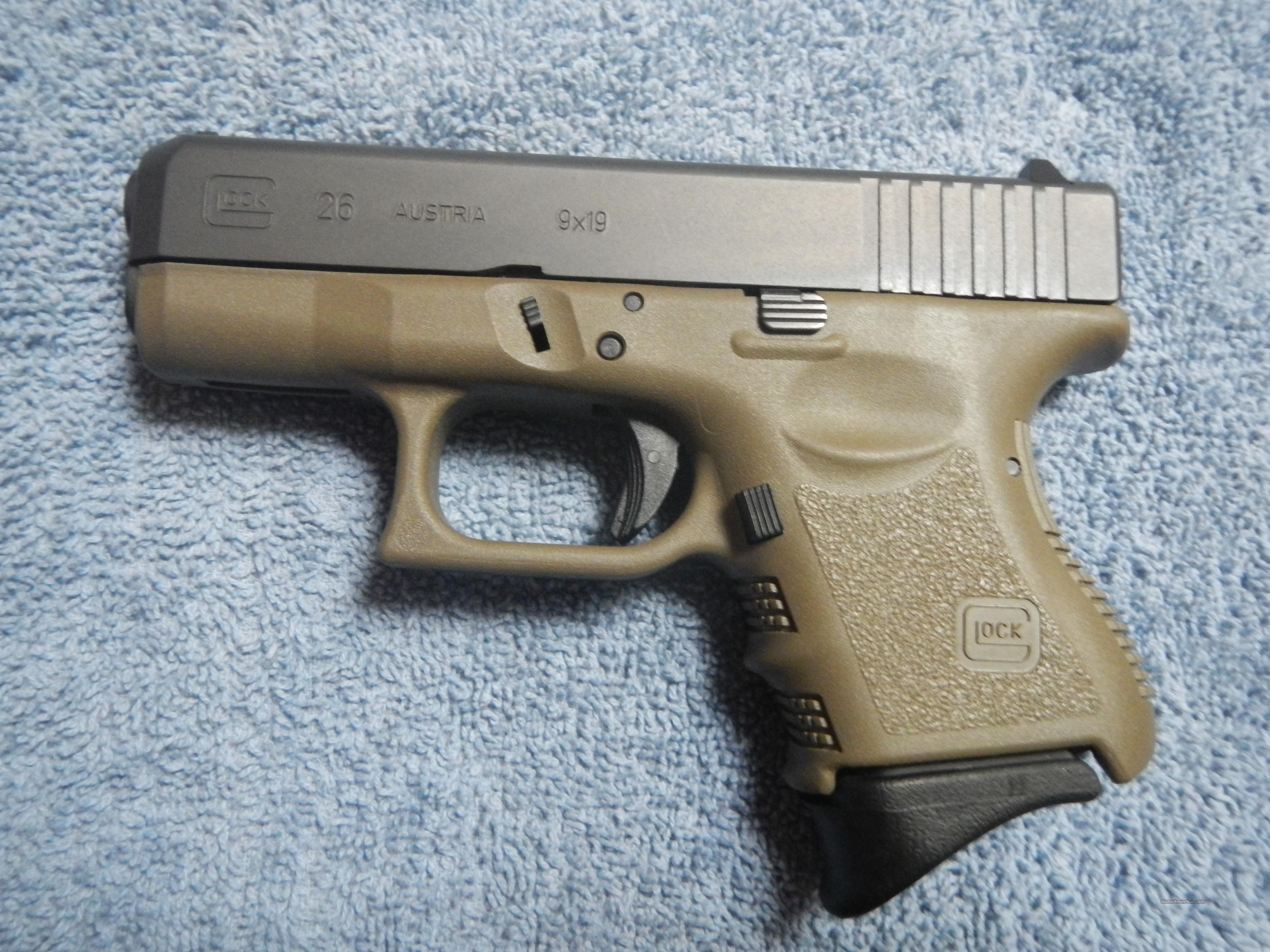 GLOCK 26 GEN 3 ORIGINAL OD GREEN for sale