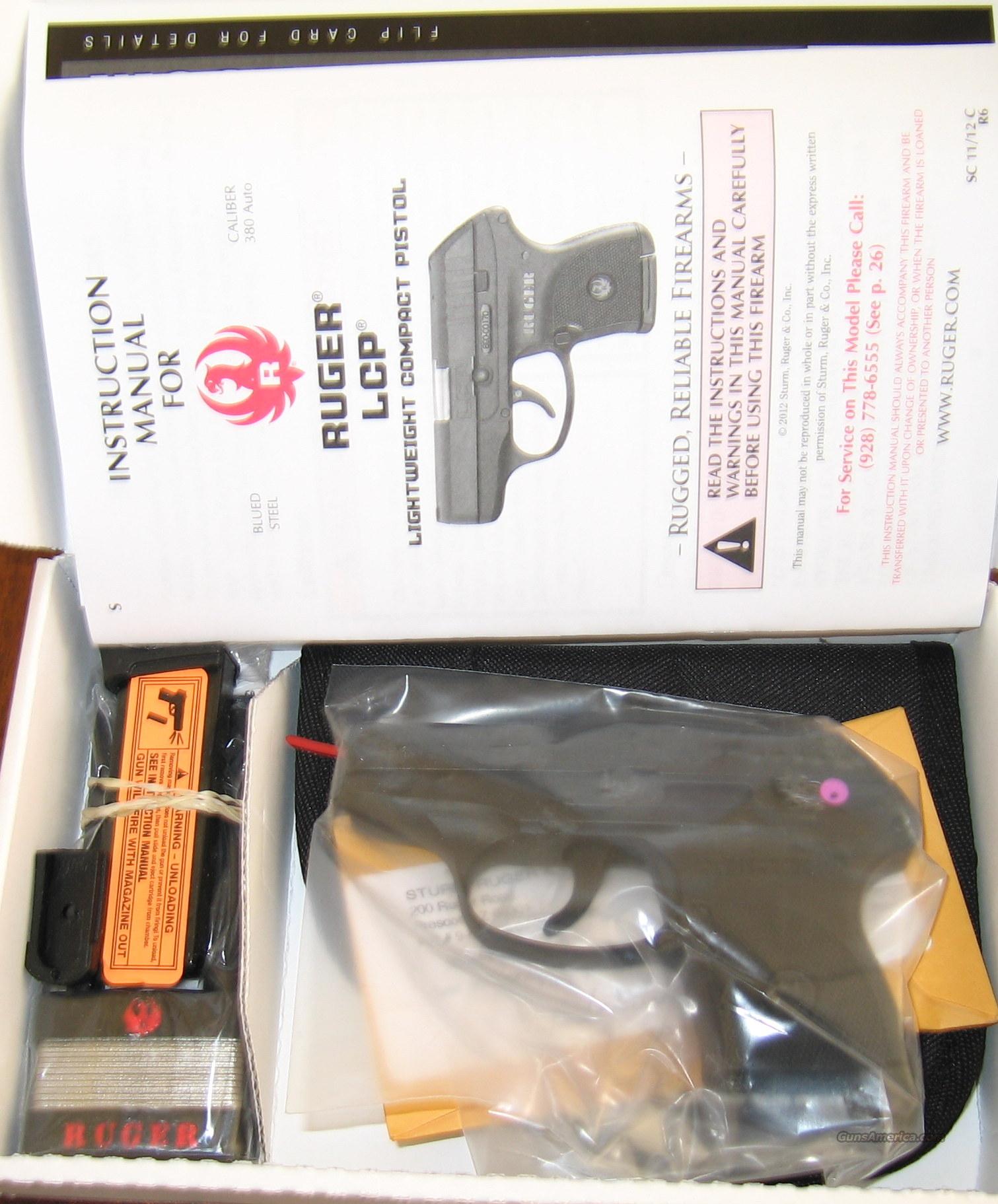 RUGER LCP 380 ACP with Case for sale at Gunsamerica.com: 927694079