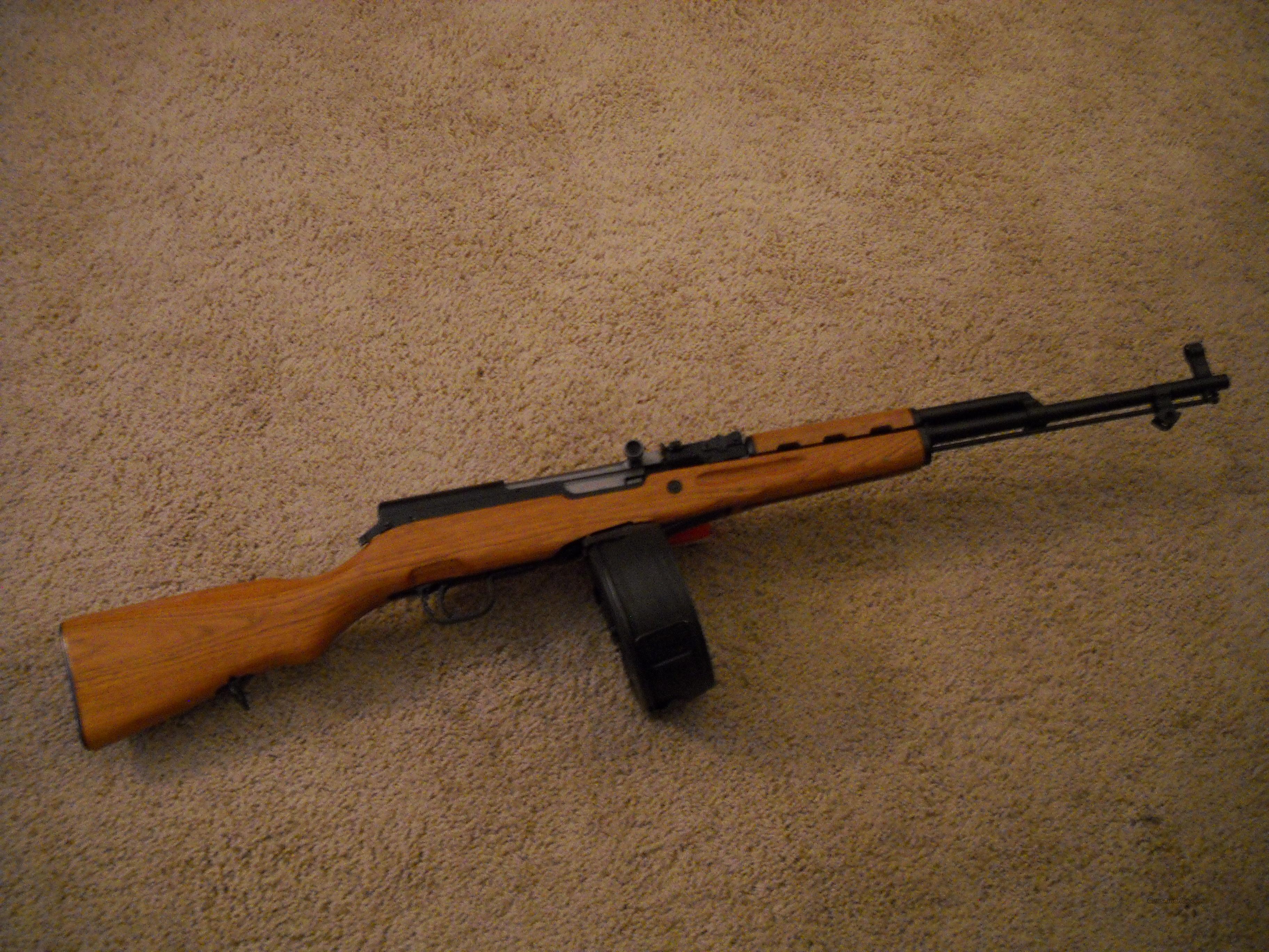 Custom, Drum Fed (75 rd) SKS Rifle for sale at Gunsamerica.com: 937770212