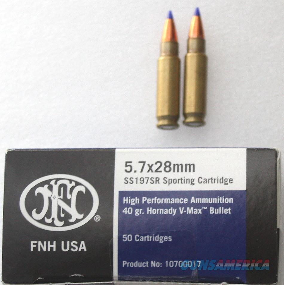 AR 57 Ammo 40 Gr. SS197 SR - 5.7x28 for sale