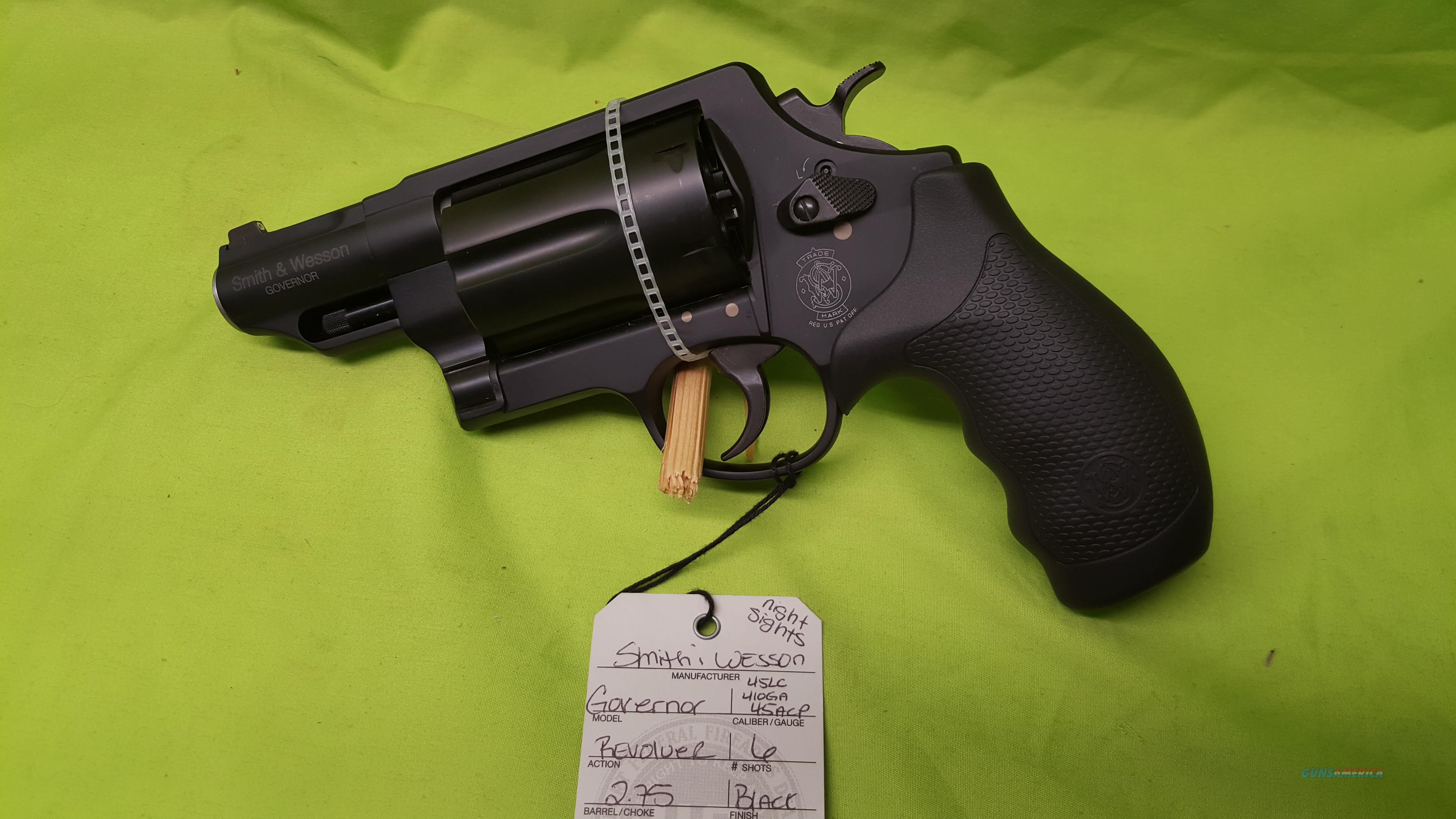 S&W GOVERNOR 45LC 410 GA 45 ACP BLA... for sale at Gunsamerica.com ...