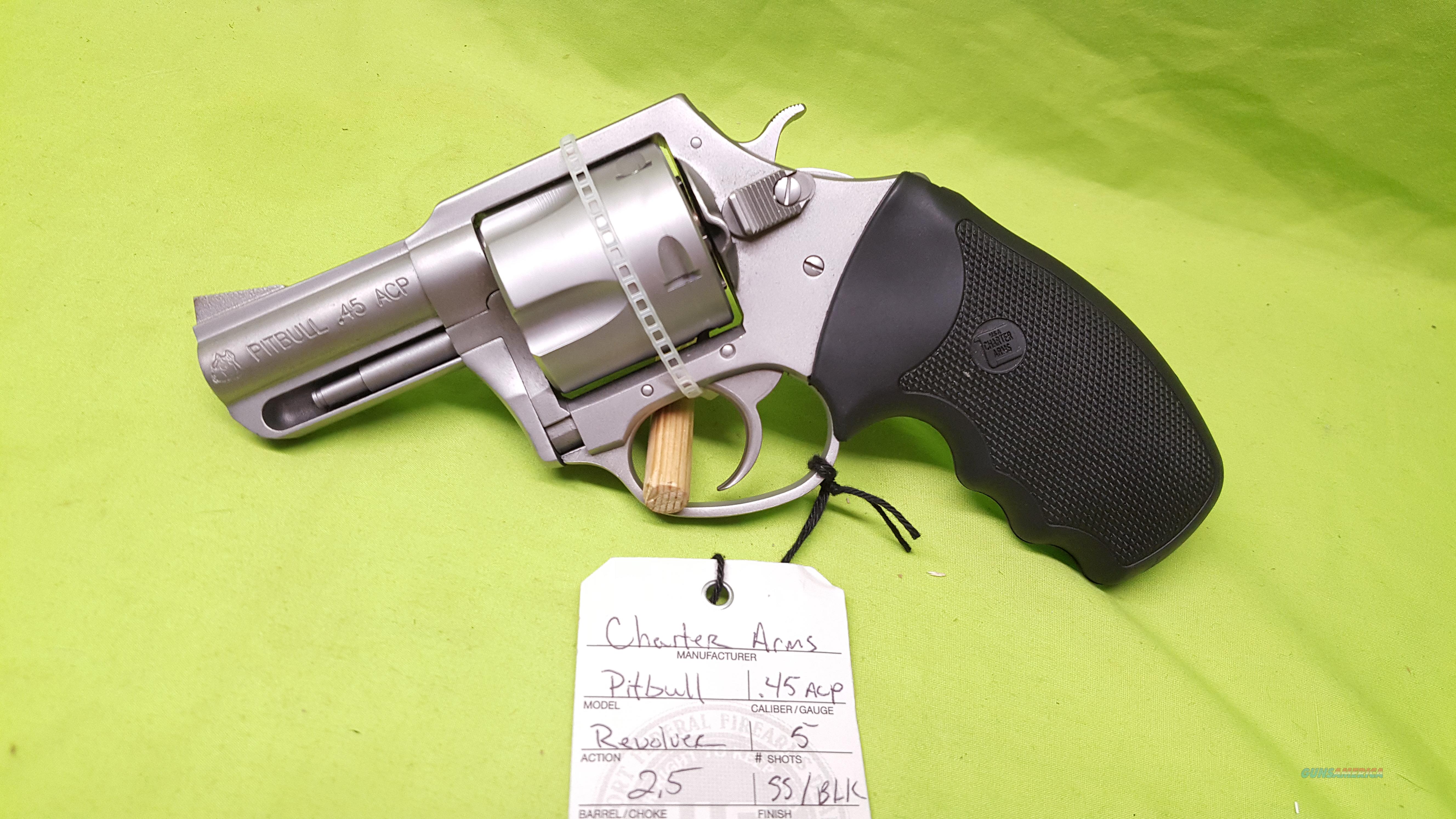 CHARTER ARMS PITBULL 45 45ACP REVOL... for sale at