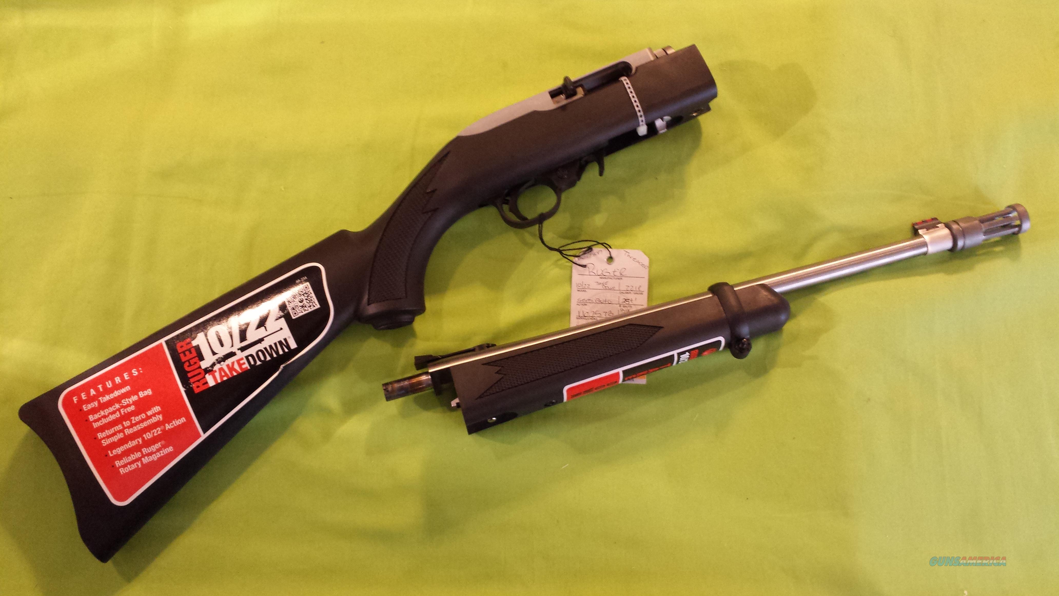 RUGER 10/22 TAKEDOWN 22LR STAINLESS... For Sale At Gunsamerica.com ...