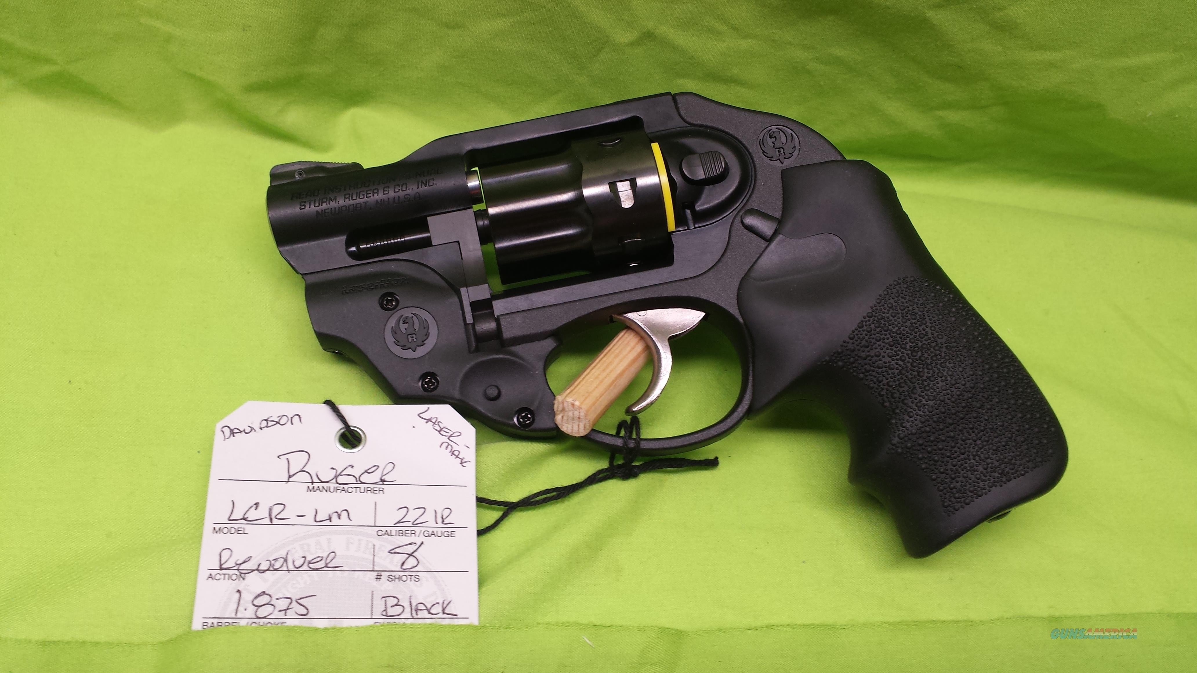 Ruger Lcr 22 Magnum Revolver With Laser Grip