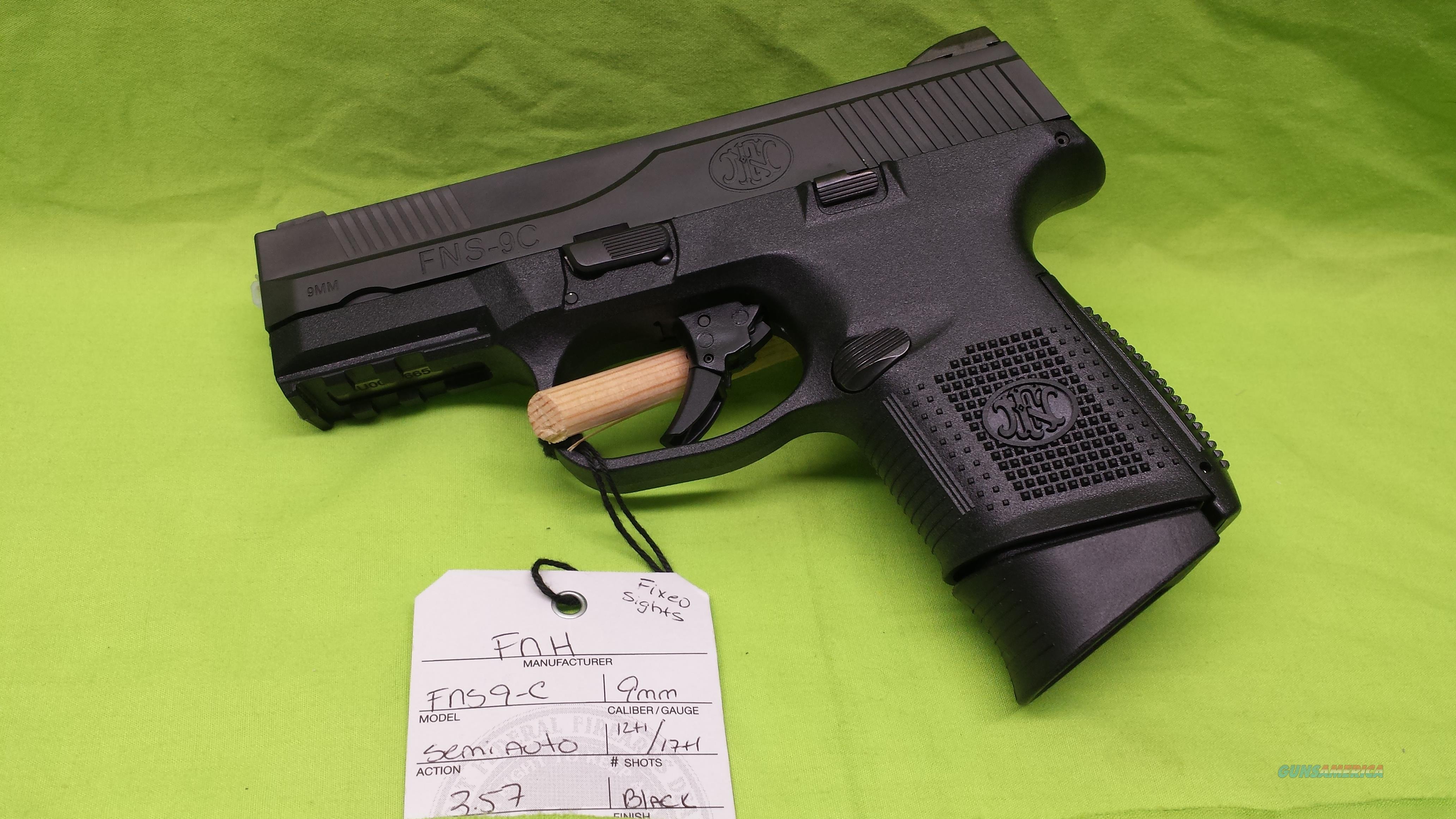 Fn Fns 9c 9 C 9mm 2 12rd 1 17rd Blk For Sale At