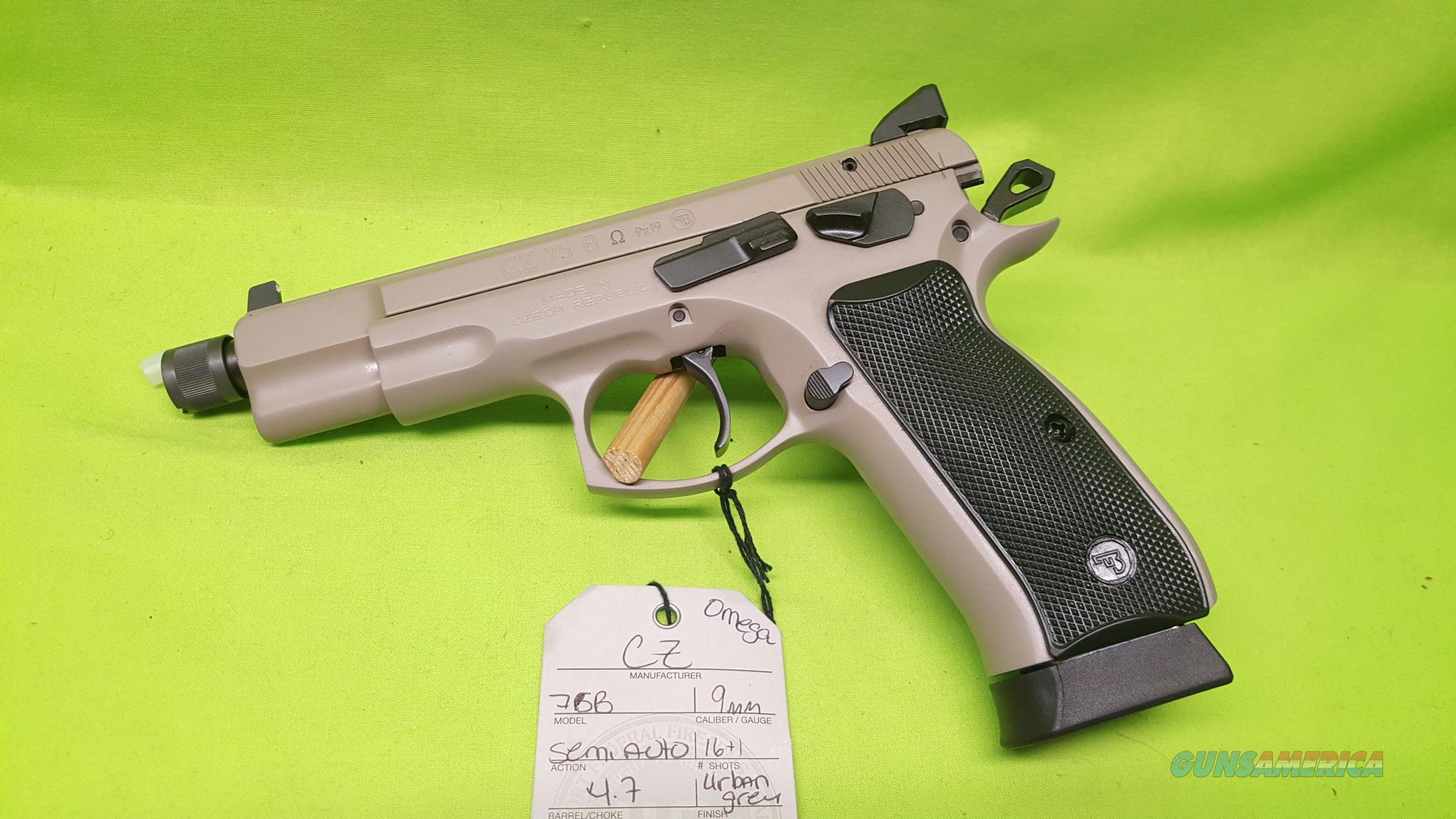 CZ 75 B 75B OMEGA 9MM 9 MM GREY 16+... For Sale At Gunsamerica.com ...